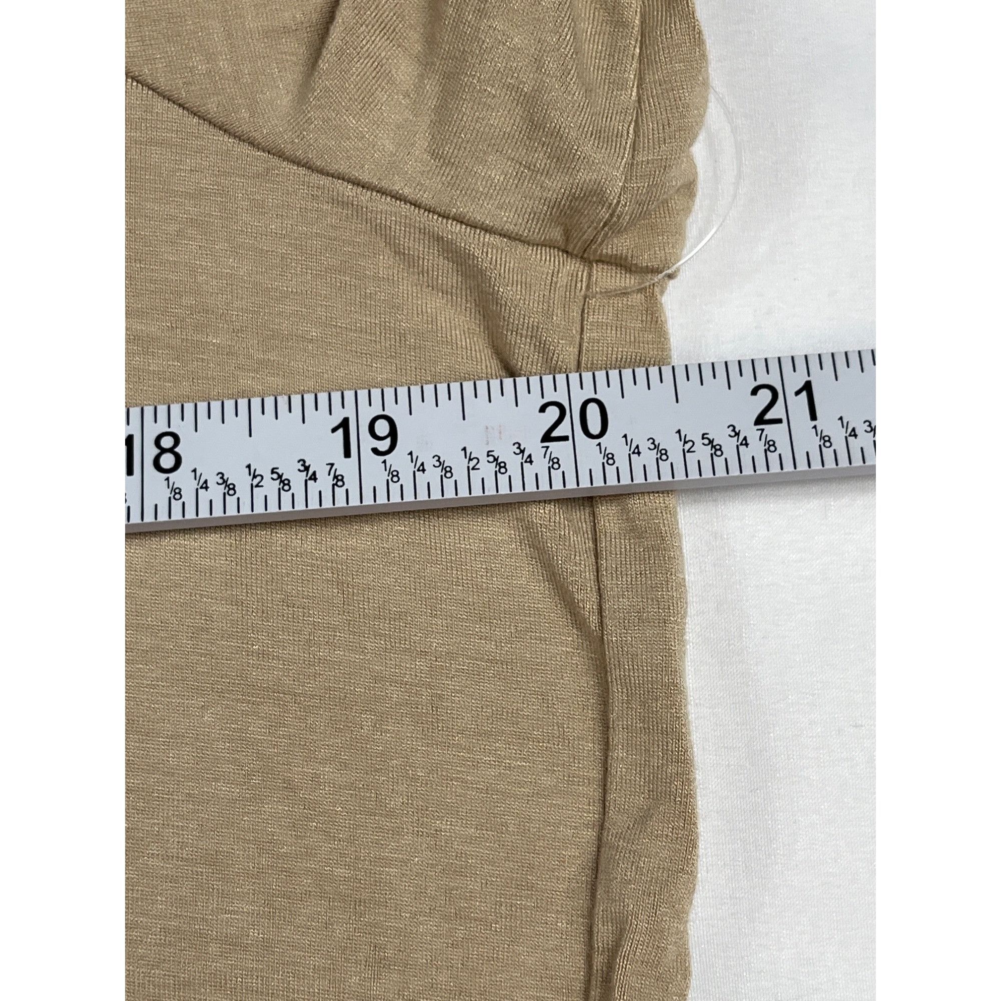 Chicos Chicos SKU 7690 Womens Beige Long Sleeve T Shirt Size XL Size XL / US 12-14 / IT 48-50 - 4 Thumbnail