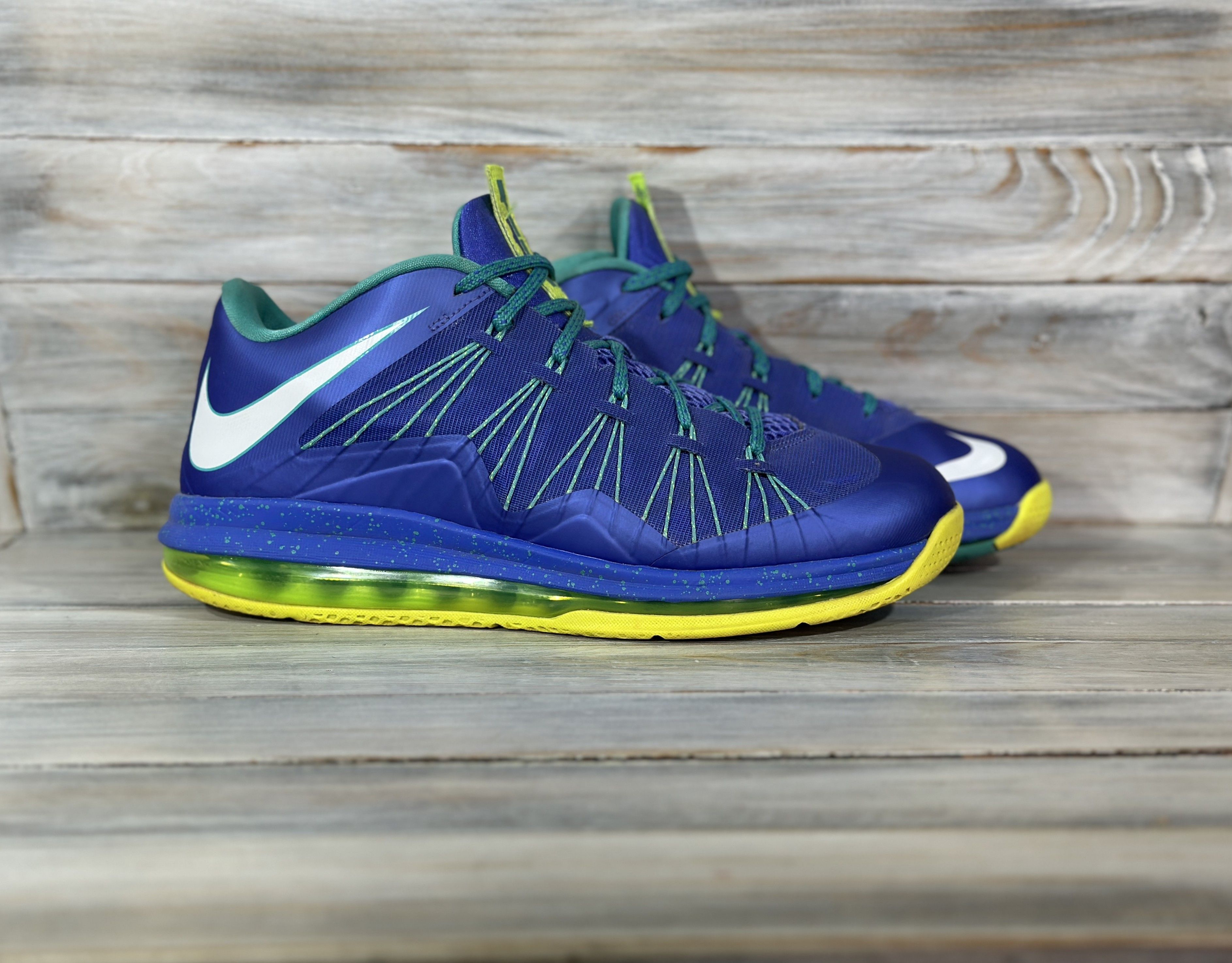 Nike NIKE Air Max Lebron 10(X) Low Sprite Basketball Sneakers Size US 10 / EU 43 - 14 Thumbnail