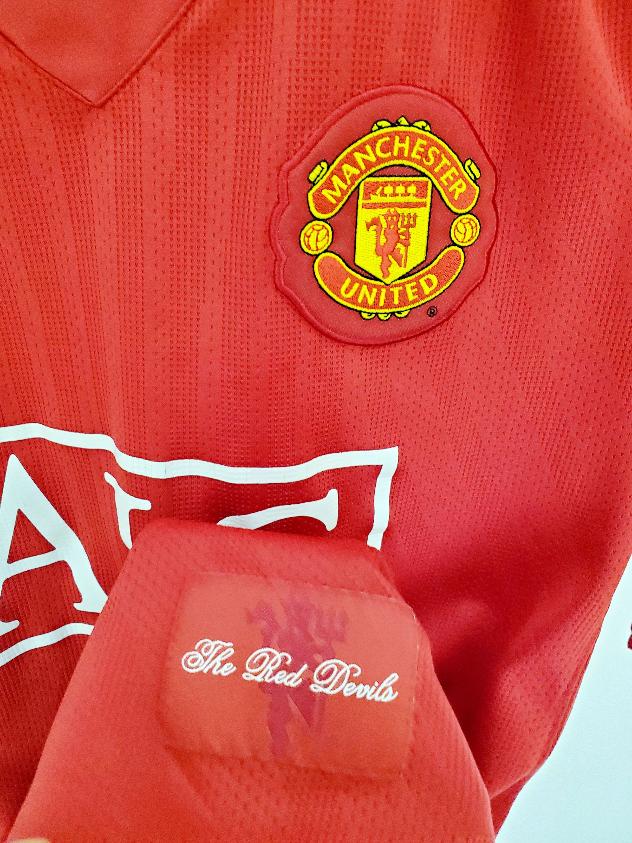 Nike Manchester United 2007-09 Home Shirt #8 Anderson M Size US M / EU 48-50 / 2 - 4 Thumbnail