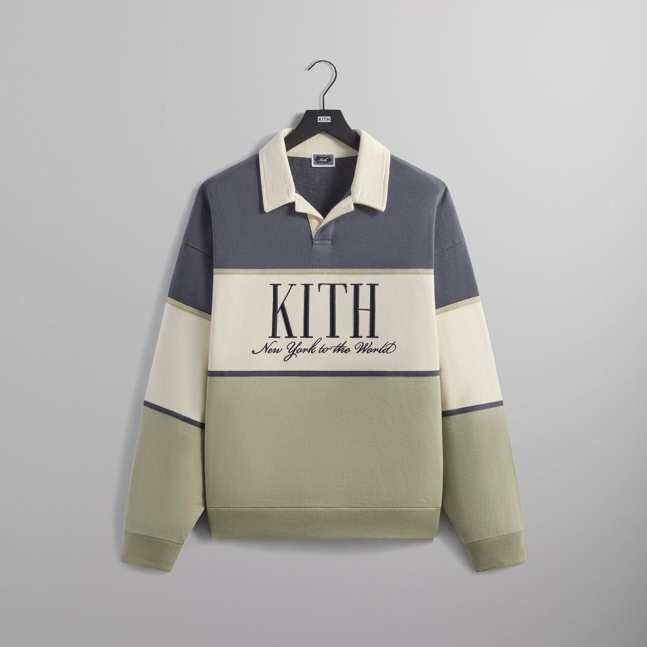 Kith Kith Panelled Nelson Collared Pullover in Asteroid Size XL Size US XL / EU 56 / 4 - 1 Thumbnail
