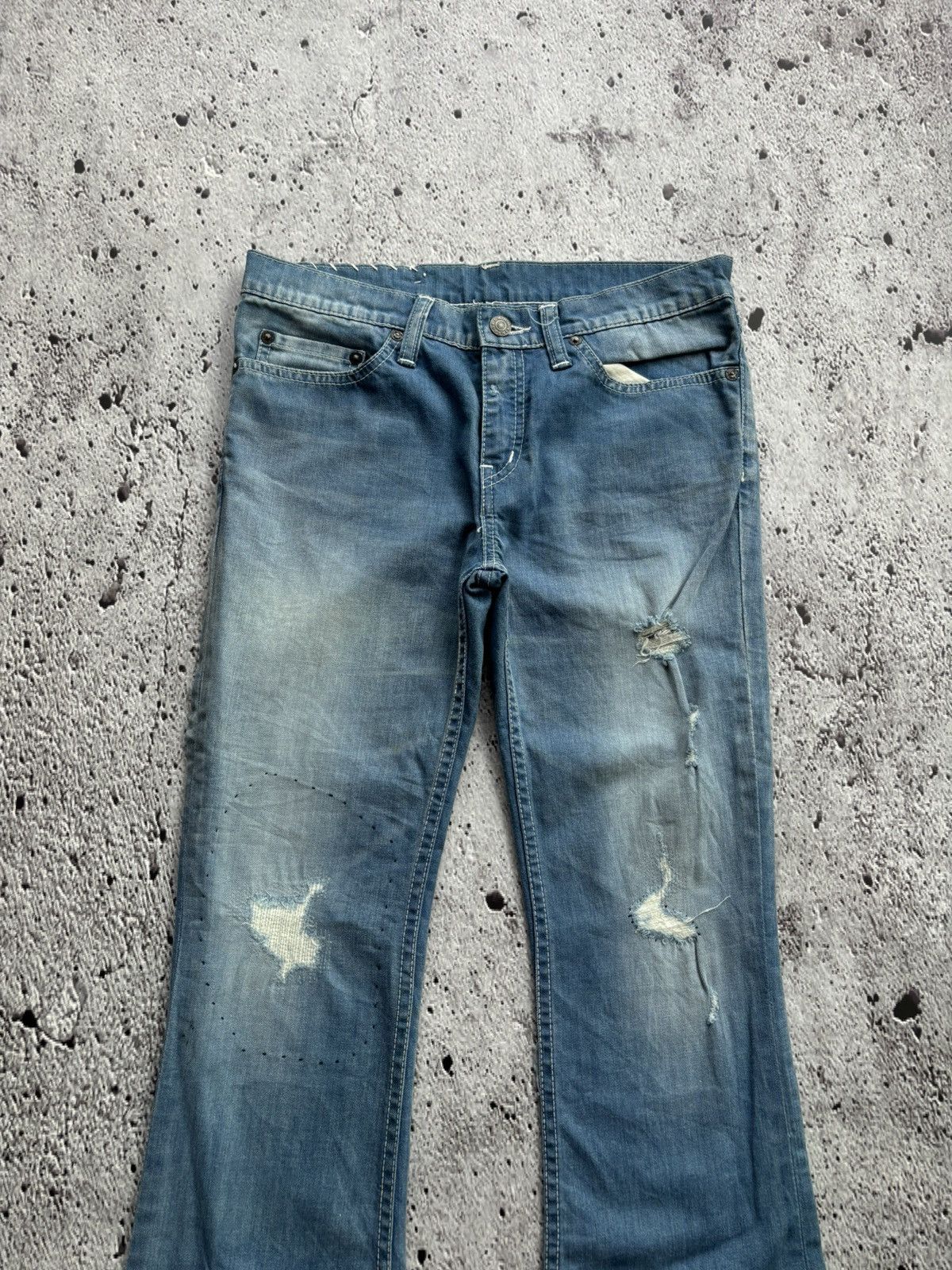 Tornado Mart Japanese Flare jeans ca r.h Vintage jeans Size 29" - 6 Thumbnail