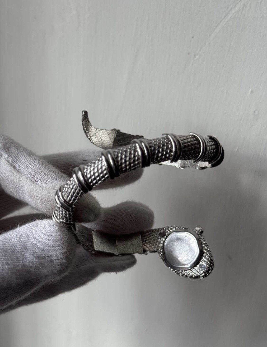 Japanese Brand × Vintage Metal Snake Futuristic Minimalistic Bracelet Watch Size ONE SIZE - 3 Thumbnail