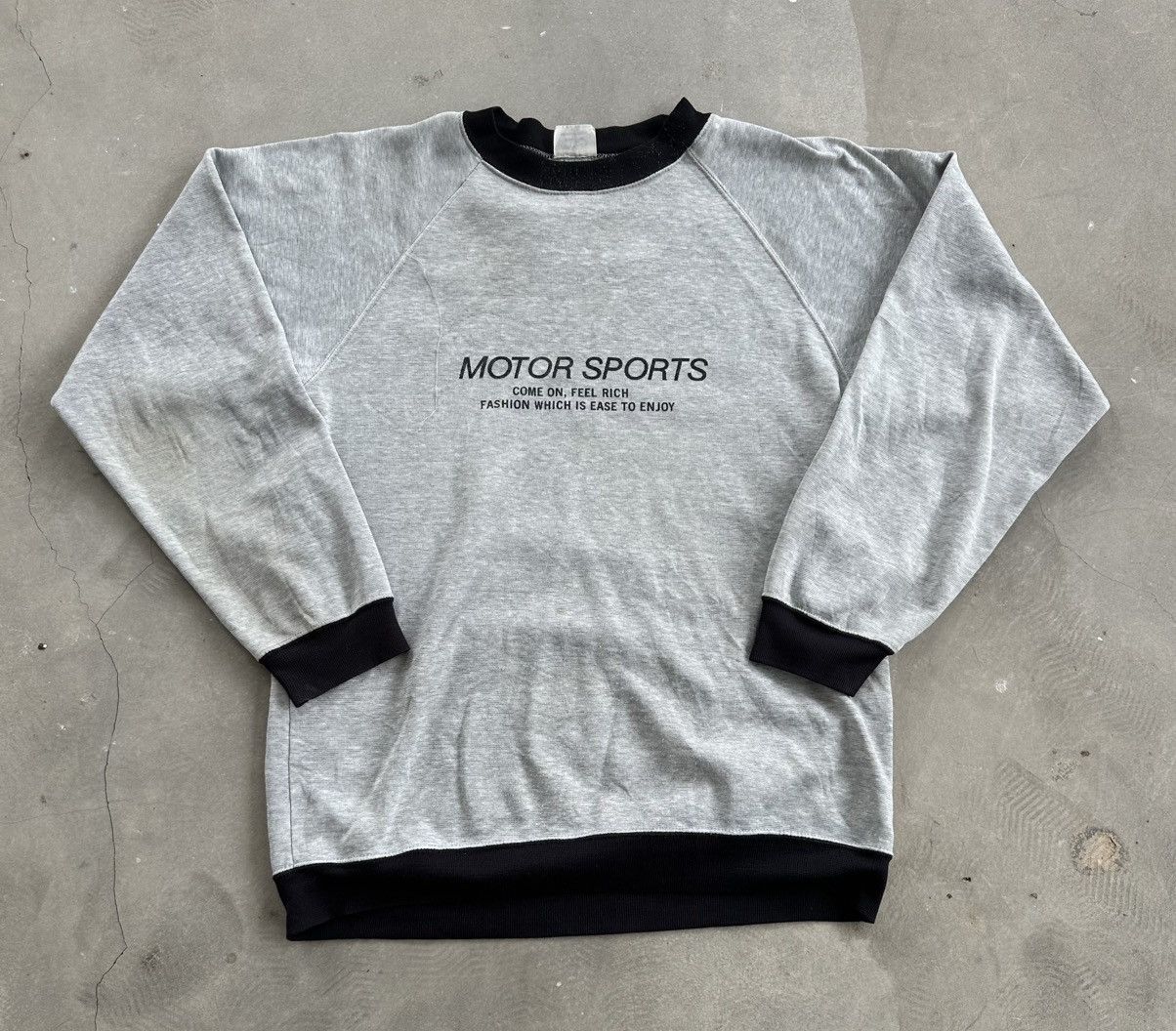 Vintage VINTAGE MOTOR SPORT SWEATSHIRT BY RENALD RICHY Size US L / EU 52-54 / 3 - 1 Thumbnail