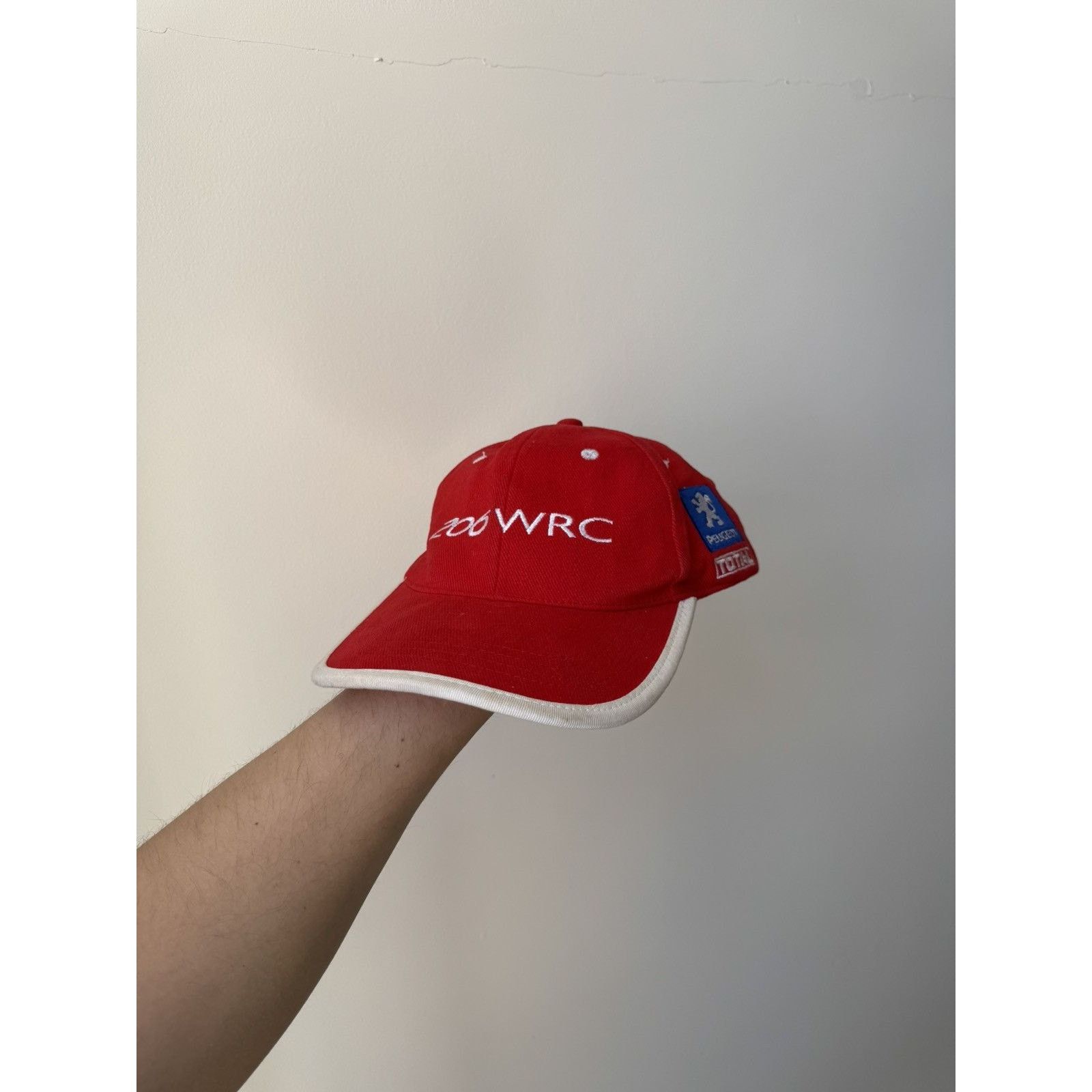 Formula 1 Vintage Peugeot 206 Red Cap Snapback Racing Size ONE SIZE - 1 Thumbnail