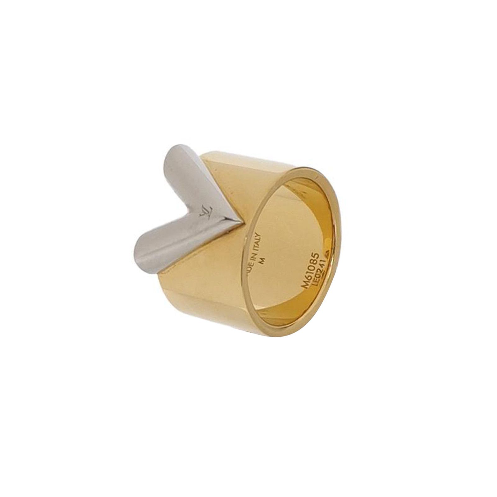 Louis Vuitton Louis Vuitton (LV) V-shaped logo engraved ring size 16 -z25 Size ONE SIZE - 1 Thumbnail