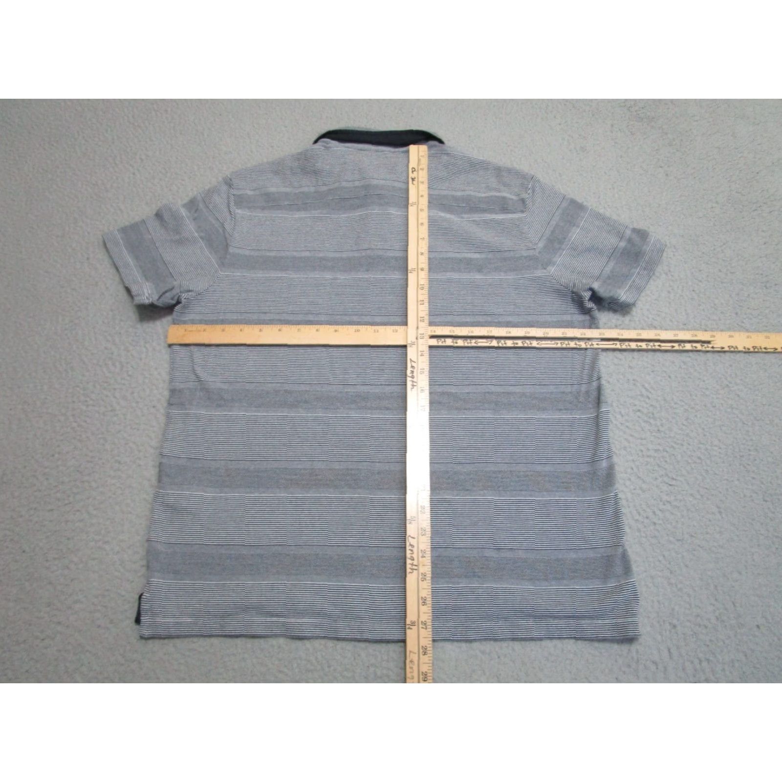 Vintage VINTAGE JACK SPADE Polo Shirt Mens XL Blue Navy Striped Knit Cotton Embroidered Logo Golf Casual Mens XL Blue Size US XL / EU 56 / 4 - 7 Thumbnail