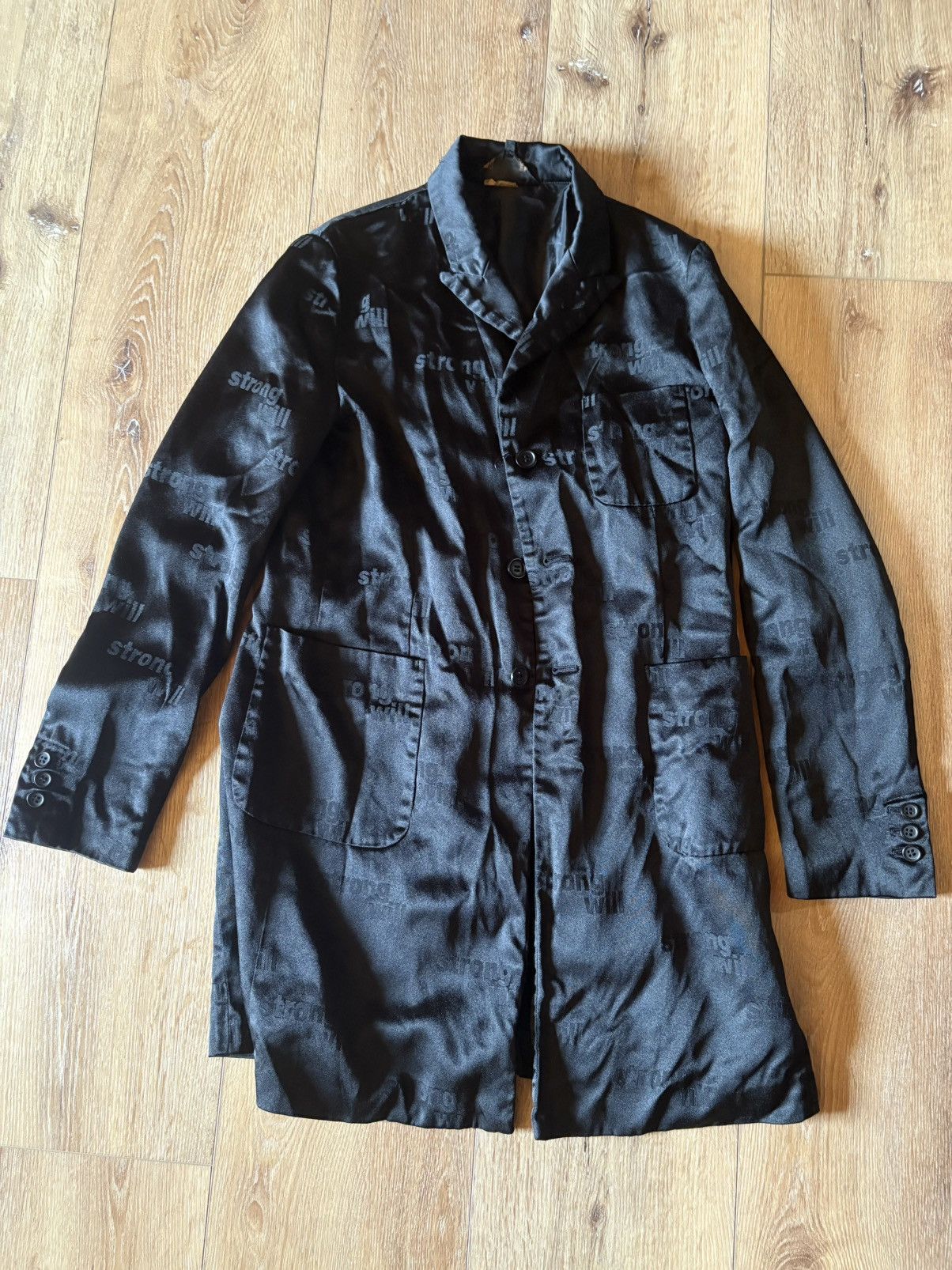 Comme des Garcons Black Comme des Garçons Blazer - Black “Strong Will” - S - New Size 38S - 1 Thumbnail