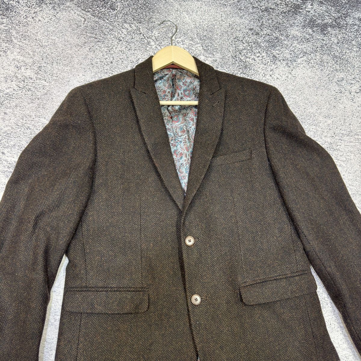 NEXT Next Wool Blazer 42/107cm Slim Fit Size 42S - 3 Thumbnail