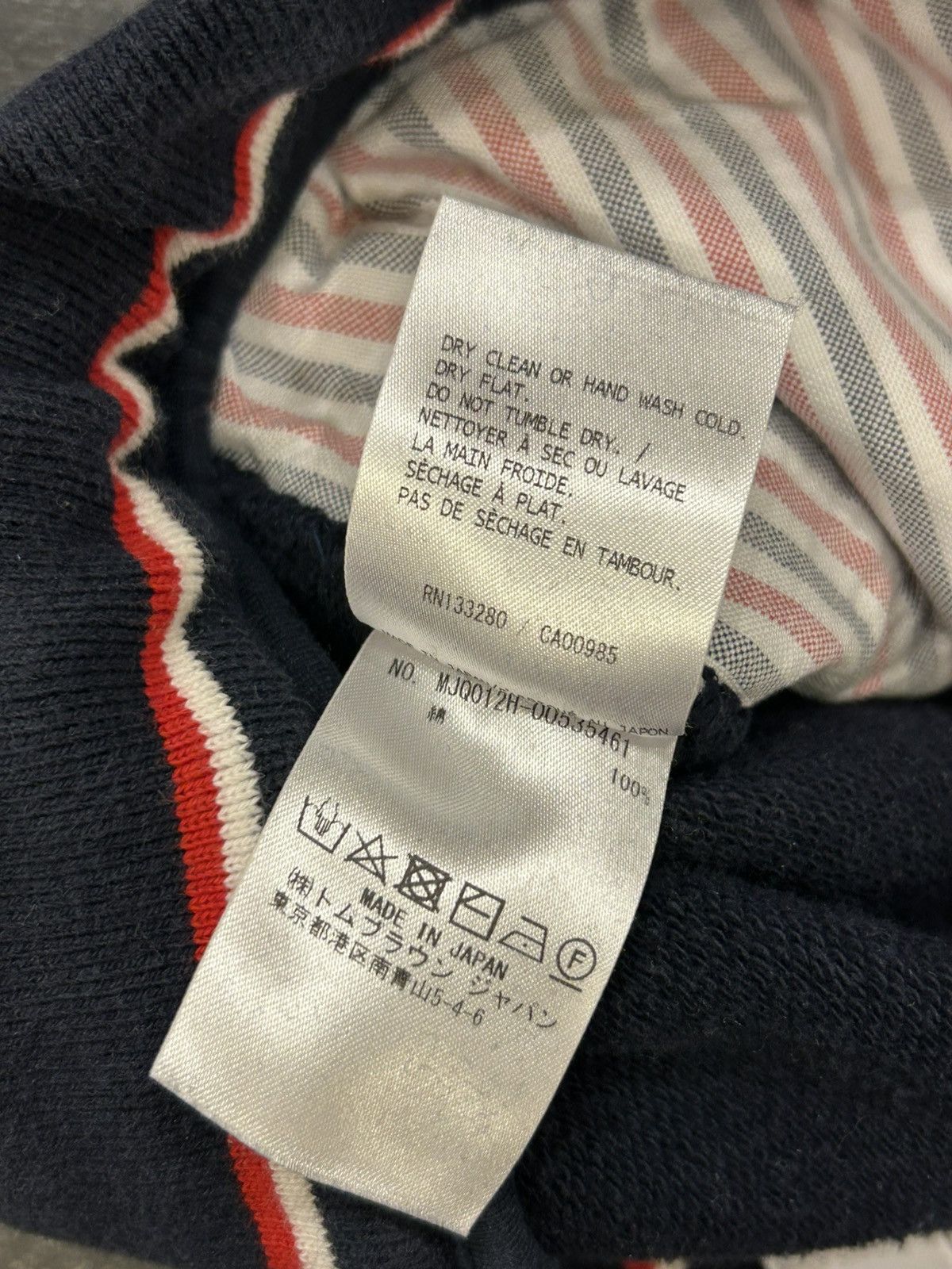 Thom Browne Thom Browne 4 Bar Sweat Shorts - Navy Size US 34 / EU 50 - 5 Thumbnail