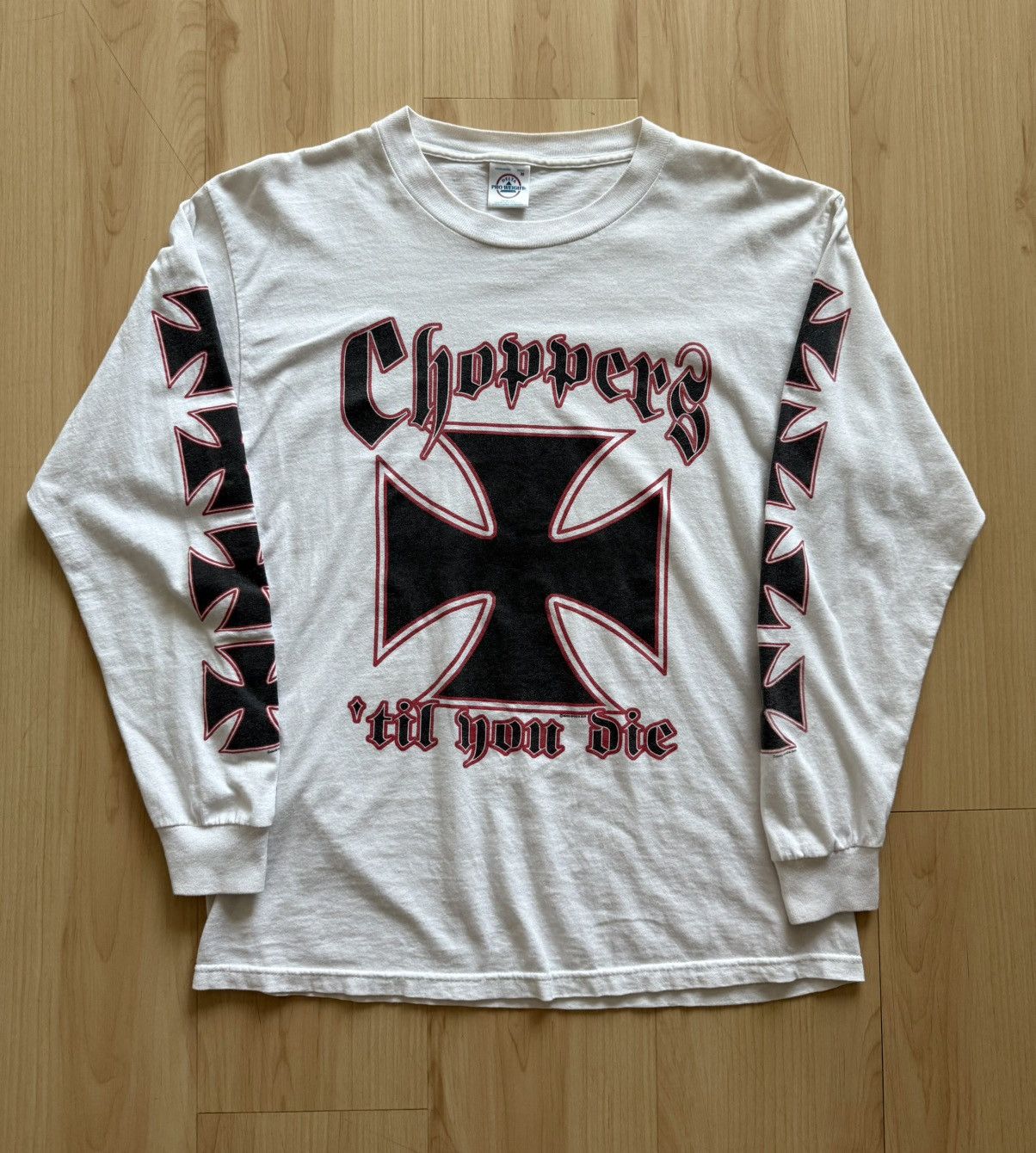 Vintage Vintage 2001 West Coast Choppers Til You Die Longsleeve 