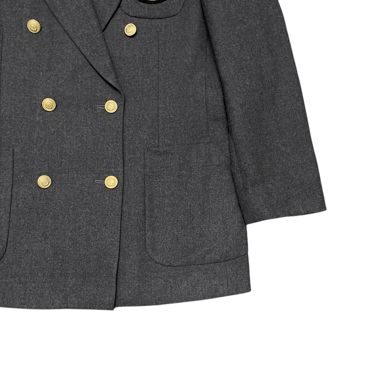 Burberry Vintage 90's Burberry Gold Button Wool Coat Blazer Size US M / EU 48-50 / 2 - 4 Thumbnail