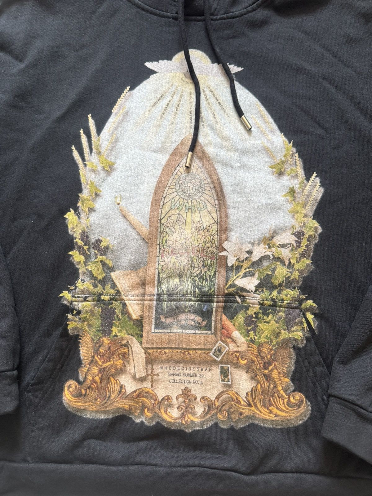 Who Decides War Who decides war cathedral hoodie Size US XL / EU 56 / 4 - 2 Thumbnail