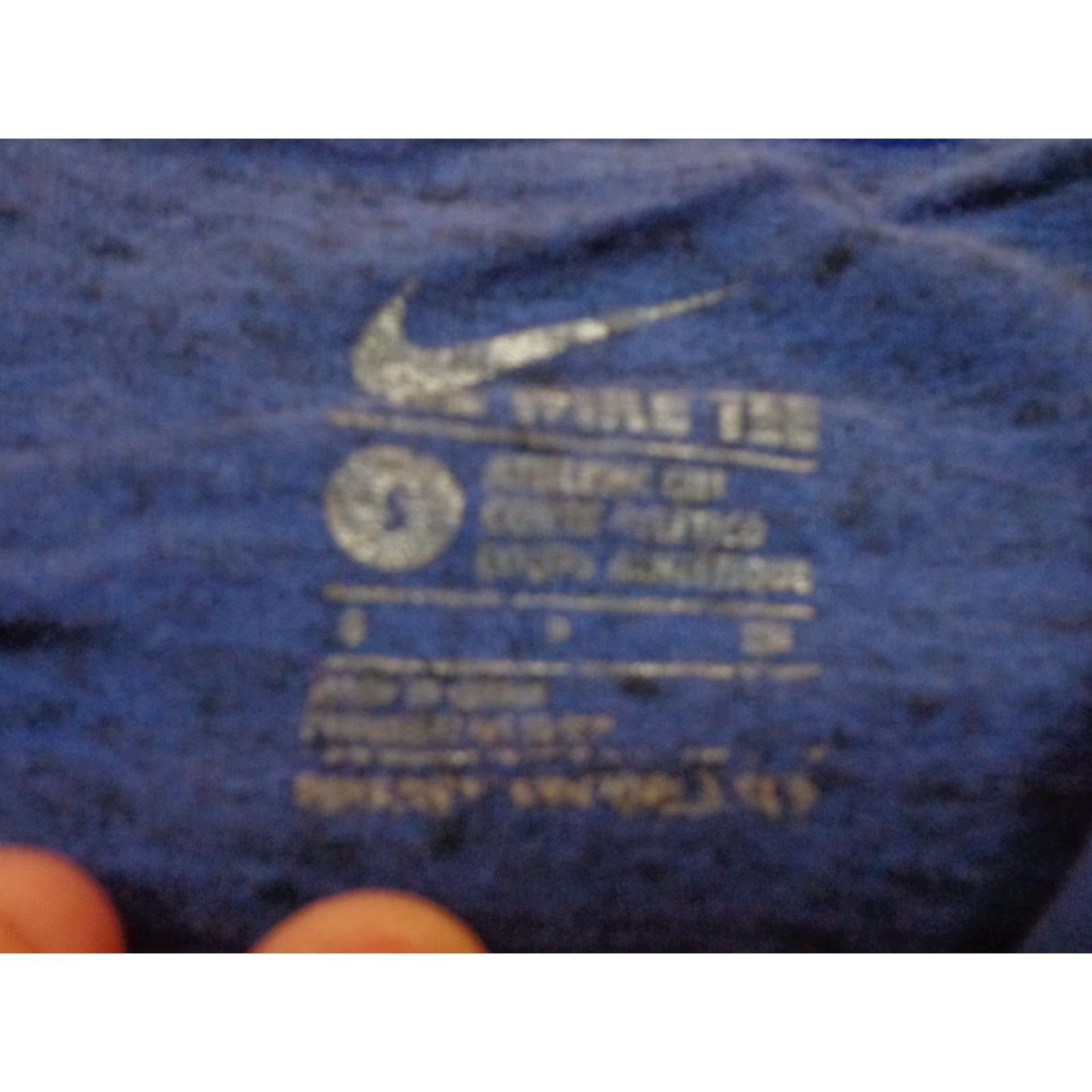 Nike Nike Tee - Blue T Shirt with Black logo - Size S - Men - Short Sleeve Crew Neck - The Nike Tee - Cotton - Regular Fit - All Seasons - 2020s Size US S / EU 44-46 / 1 - 3 Thumbnail