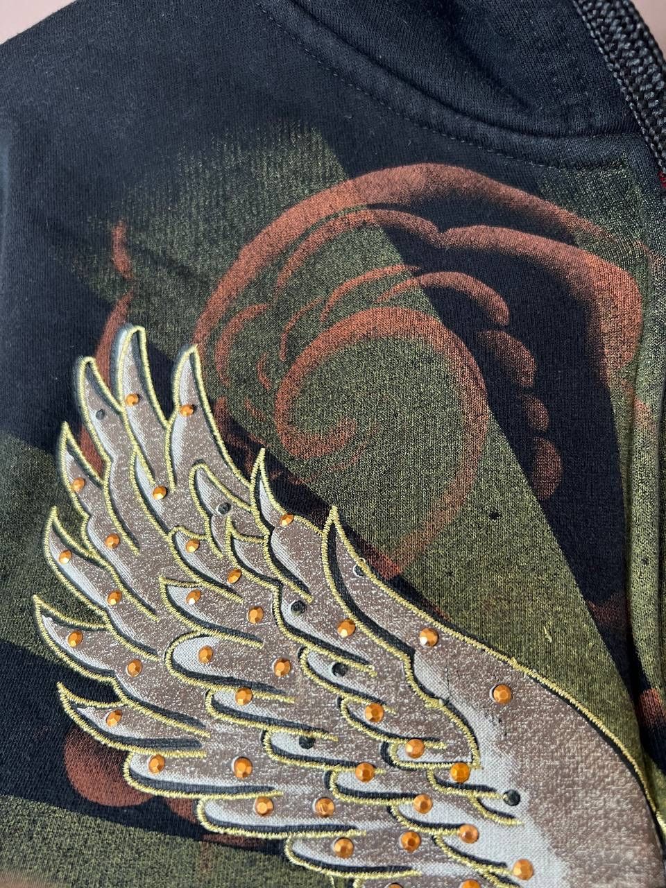 Avirex Avirex Hoodie Mens Size XXL Full Zip Rhinestone Eagle Jacket Size US XL / EU 56 / 4 - 11 Thumbnail