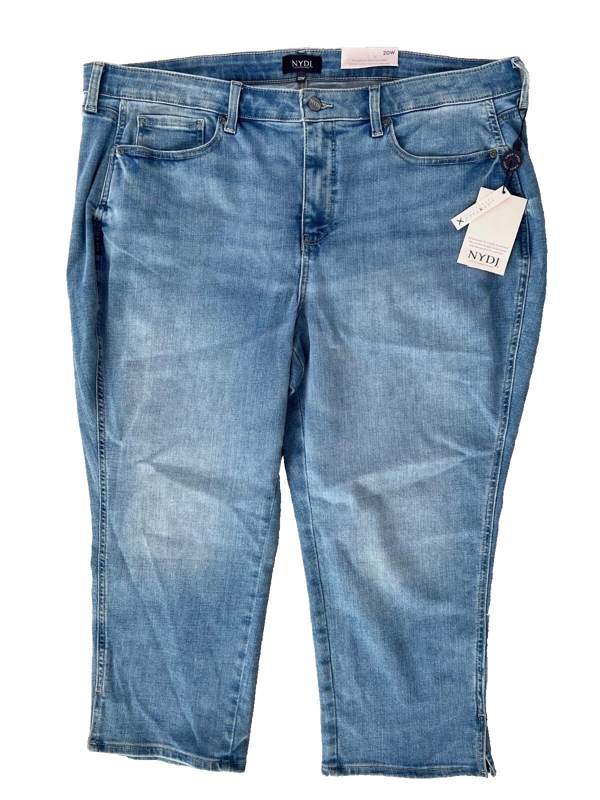 NYDJ NYDJ Marilyn High Rise Straight Ankle Jeans Easley ( 20W ) Size 42" / US 20 - 3 Thumbnail