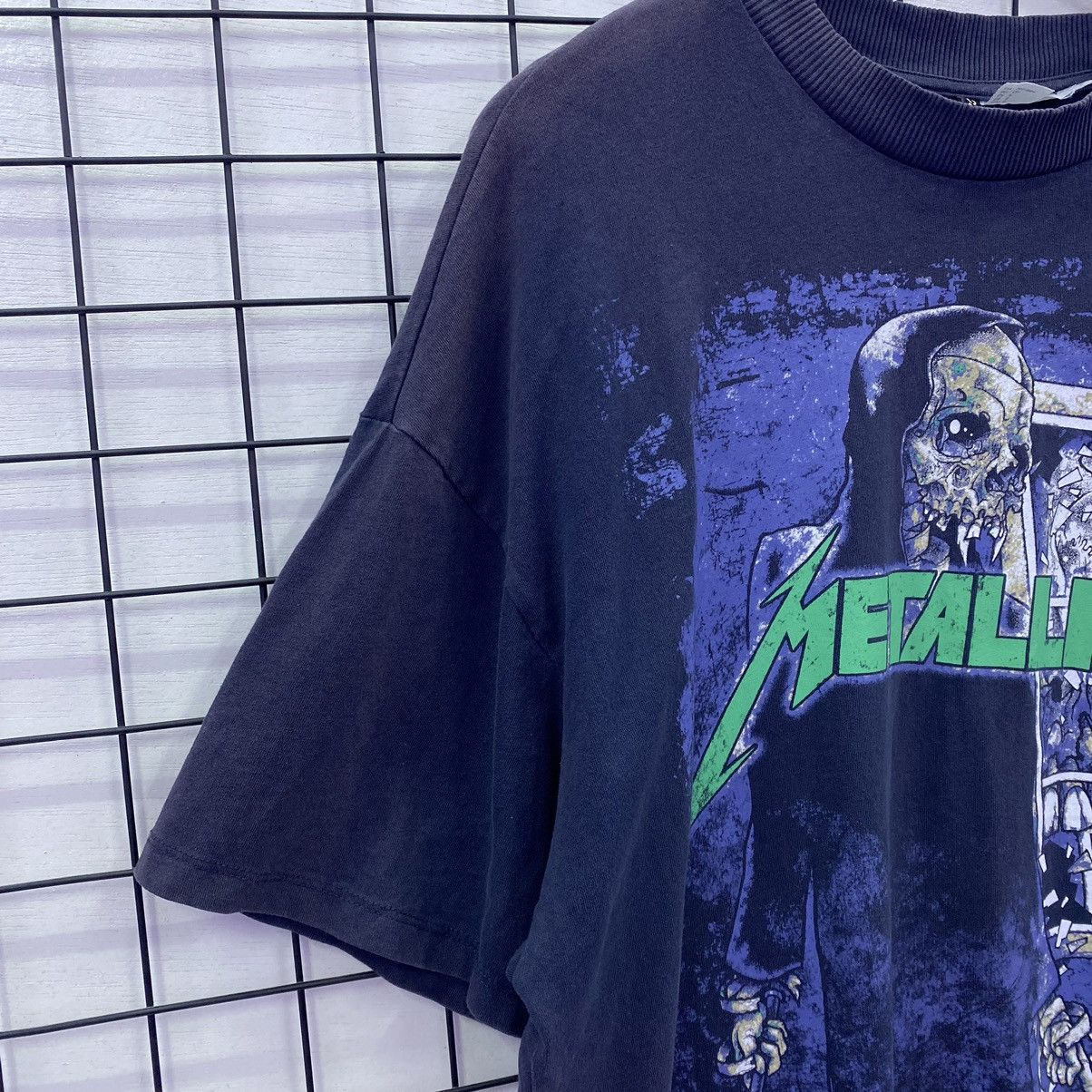 Band Tees × Metallica Metallica Band Tee Crazy SunFaded Rare Design Size US XL / EU 56 / 4 - 3 Thumbnail