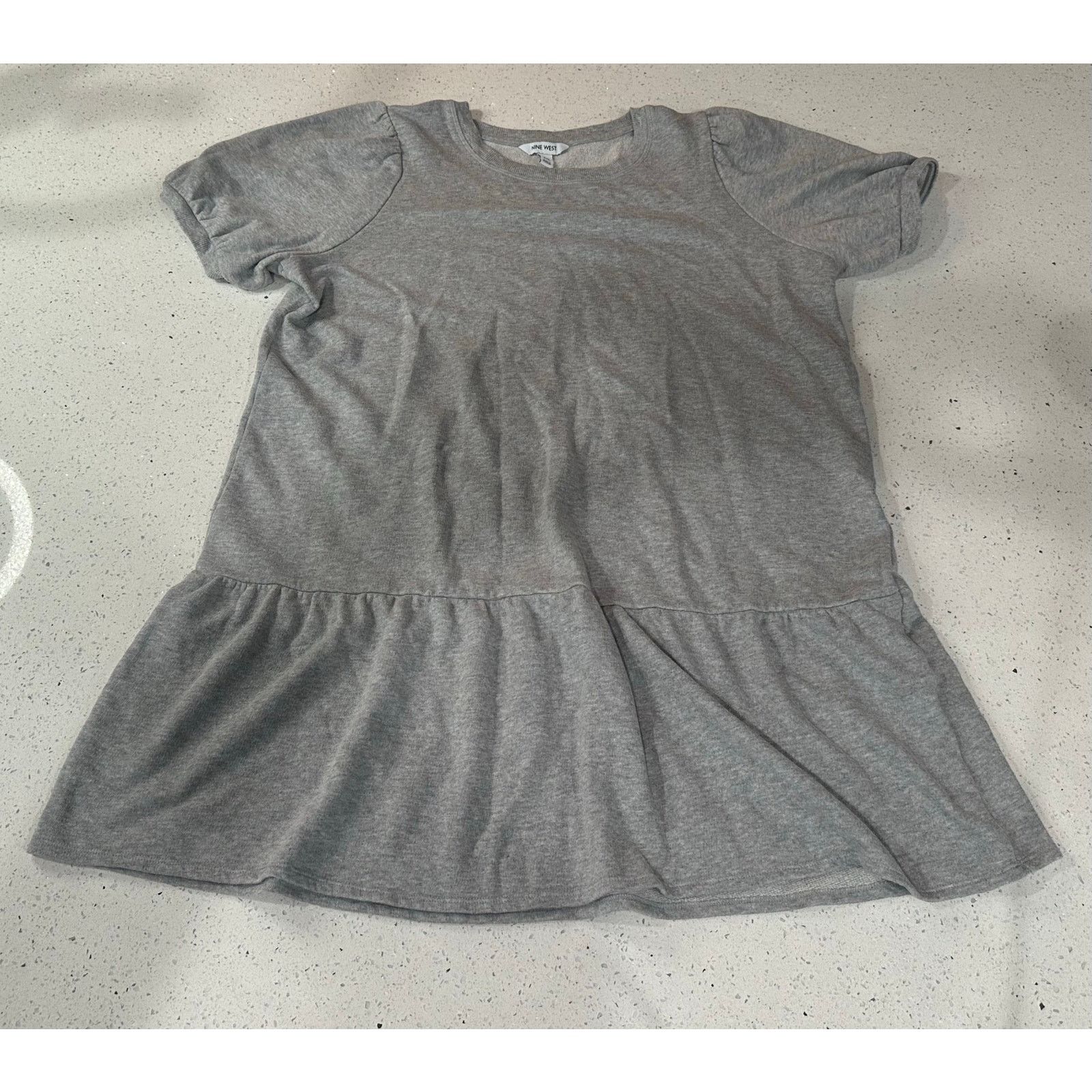 Nine West Nine West Heather Gray CrewNeck Sweatshirt Dress Size XXL Size XXL / US 16-18 / IT 52-54 - 1 Thumbnail