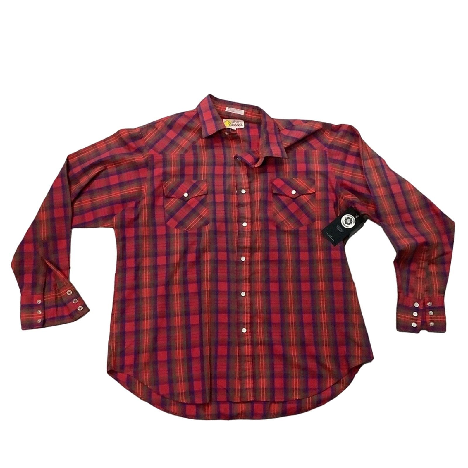 Vintage Vtg 90s Southern Classic Button down shirt Size US XL / EU 56 / 4 - 1 Thumbnail