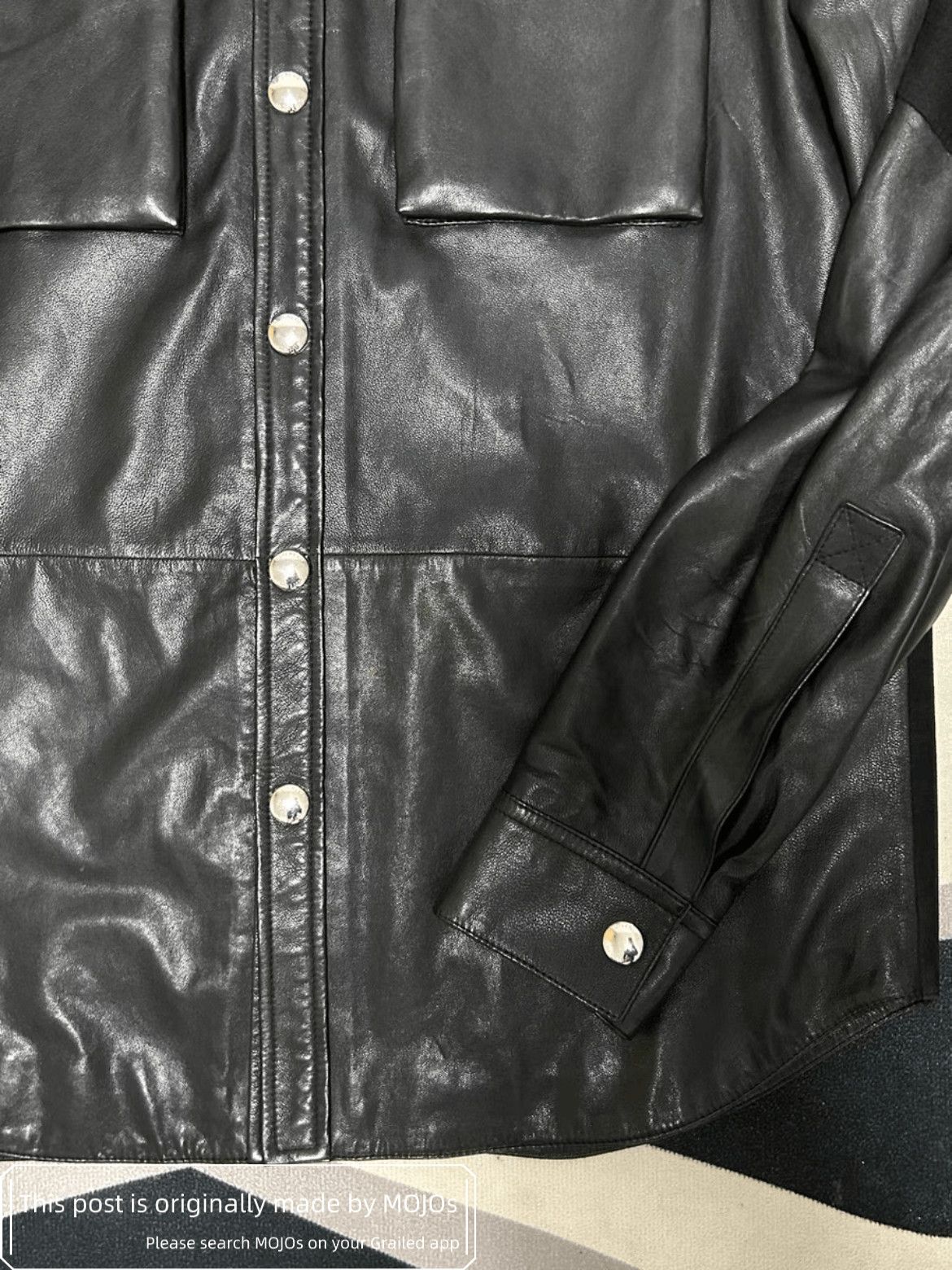 Givenchy Givenchy Runway Leather Shirt Jacket Size US L / EU 52-54 / 3 - 5 Thumbnail