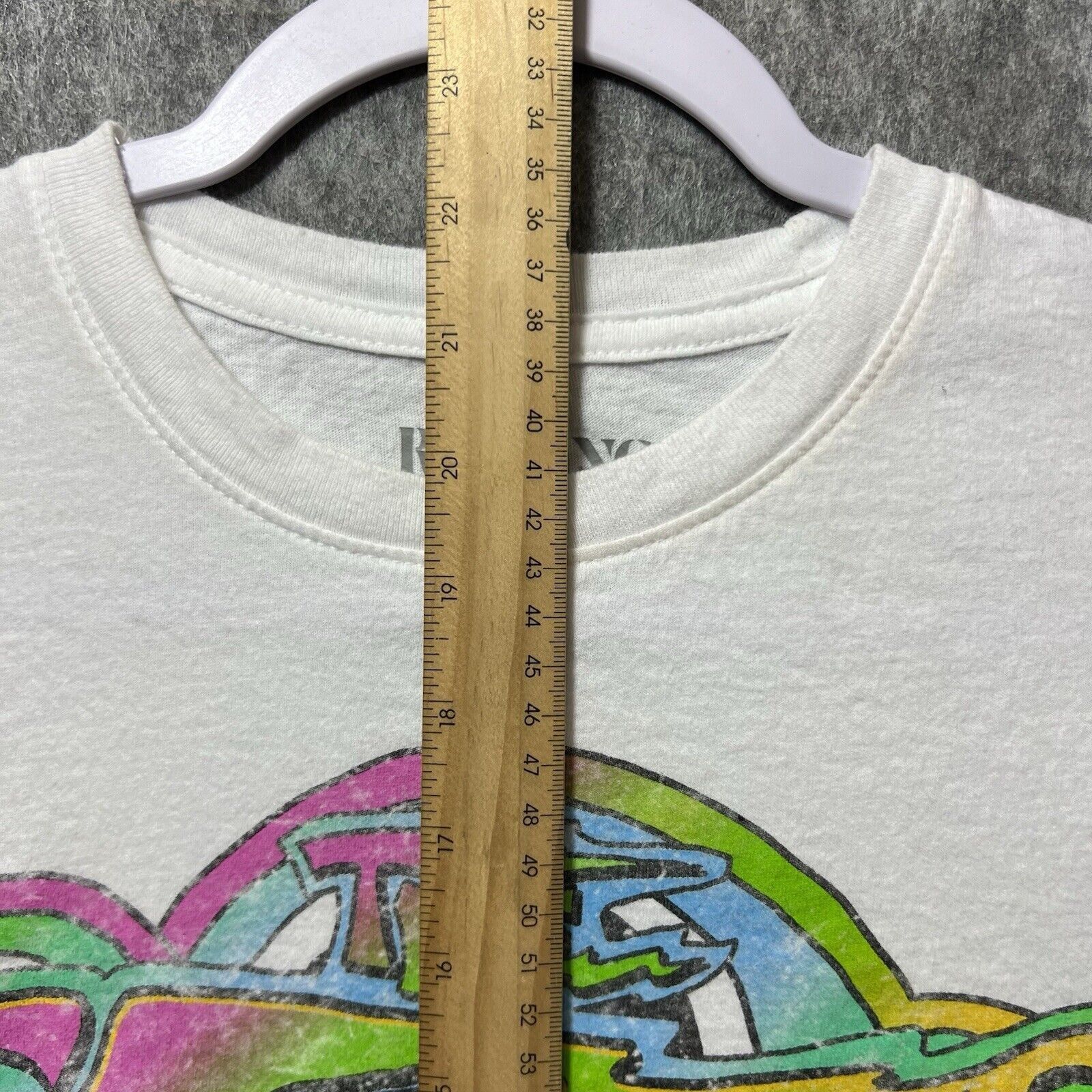 Other Rolling Stones T Shirt Womens Medium White Cropped Raw Hem S Size M / US 6-8 / IT 42-44 - 3 Thumbnail