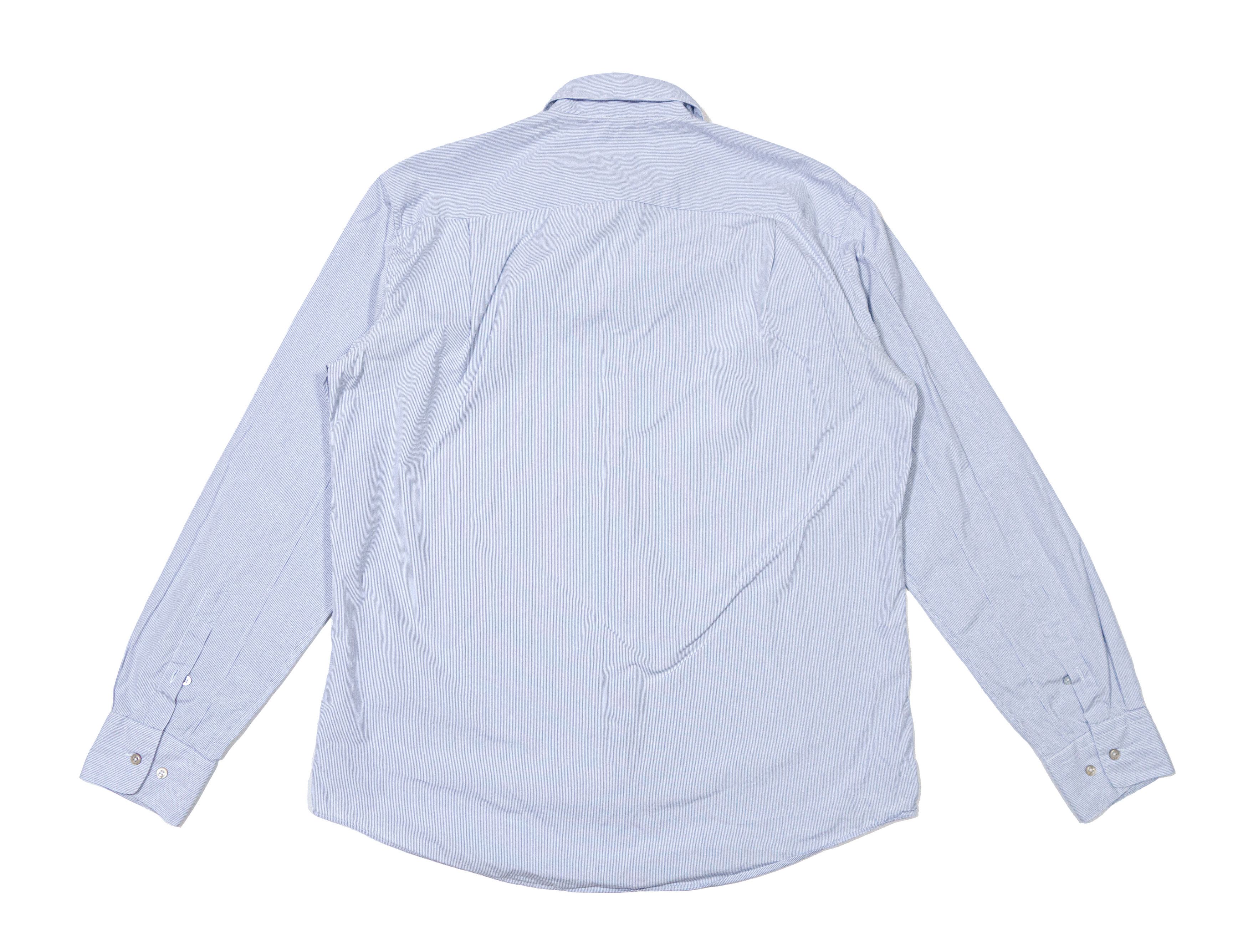 Jil Sander 00S Stripes Longsleeve Dress Shirt Vintage Size US M / EU 48-50 / 2 - 2 Thumbnail