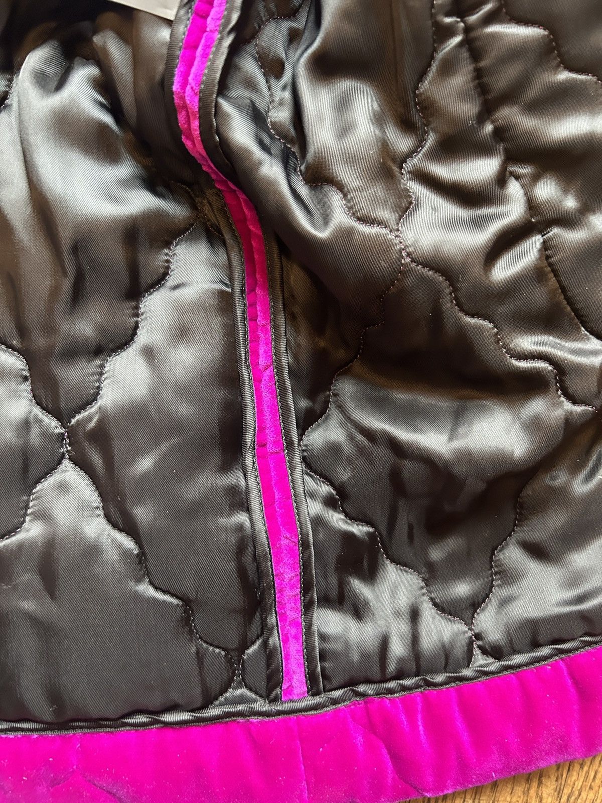 Balenciaga Runway SS18 Hybrid Fringe Leather Vest/Quilted Velvet Jacket Size US M / EU 48-50 / 2 - 12 Thumbnail