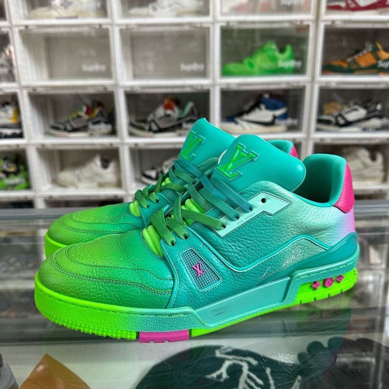 Louis Vuitton Louis Vuitton Trainer Low Top Stylish Sneakers -2508 Size US 9.5 / EU 42-43 - 1 Thumbnail