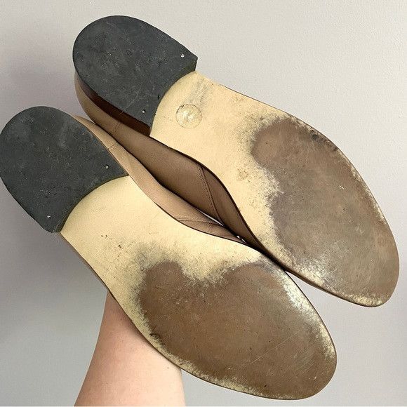 Vintage Vintage Taupe Leather Oxford Shoes - 10.5, Canada 🇨🇦 Size US 10.5 / EU 43-44 - 7 Thumbnail