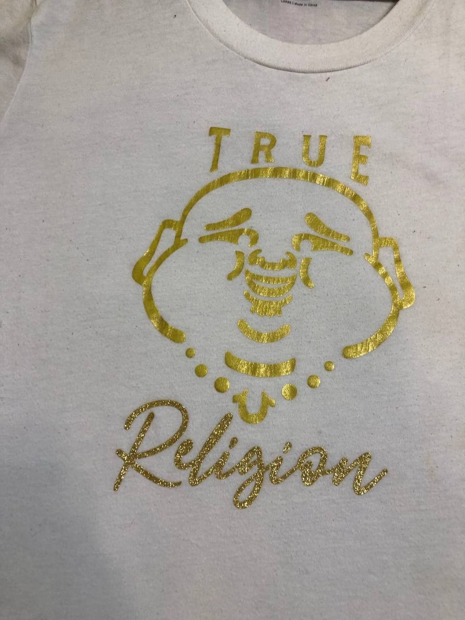 True Religion True Religion womens heathered gray an HS vneck tee shirt Size US L / EU 52-54 / 3 - 2 Thumbnail