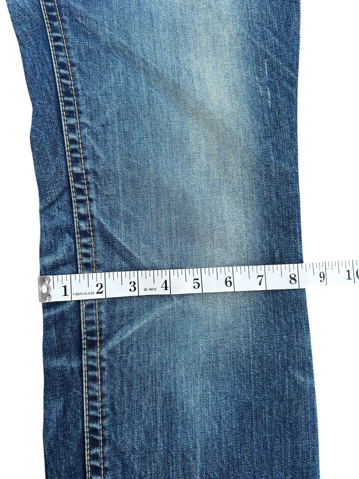 Kapital Yoshitomo Nara Lolita Vintage Distressed Denim Jeans Size US 32 / EU 48 - 17 Thumbnail