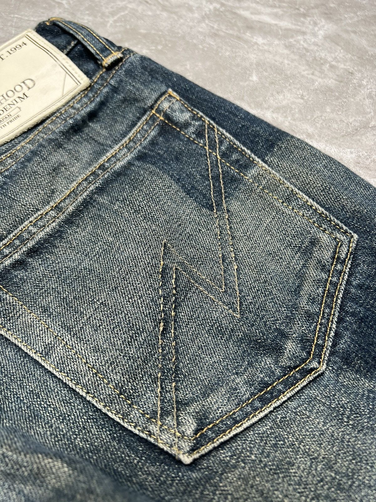 Neighborhood Neighborhood 14oz Washed Dp Narrow Jeans Size US 29 - 11 Thumbnail