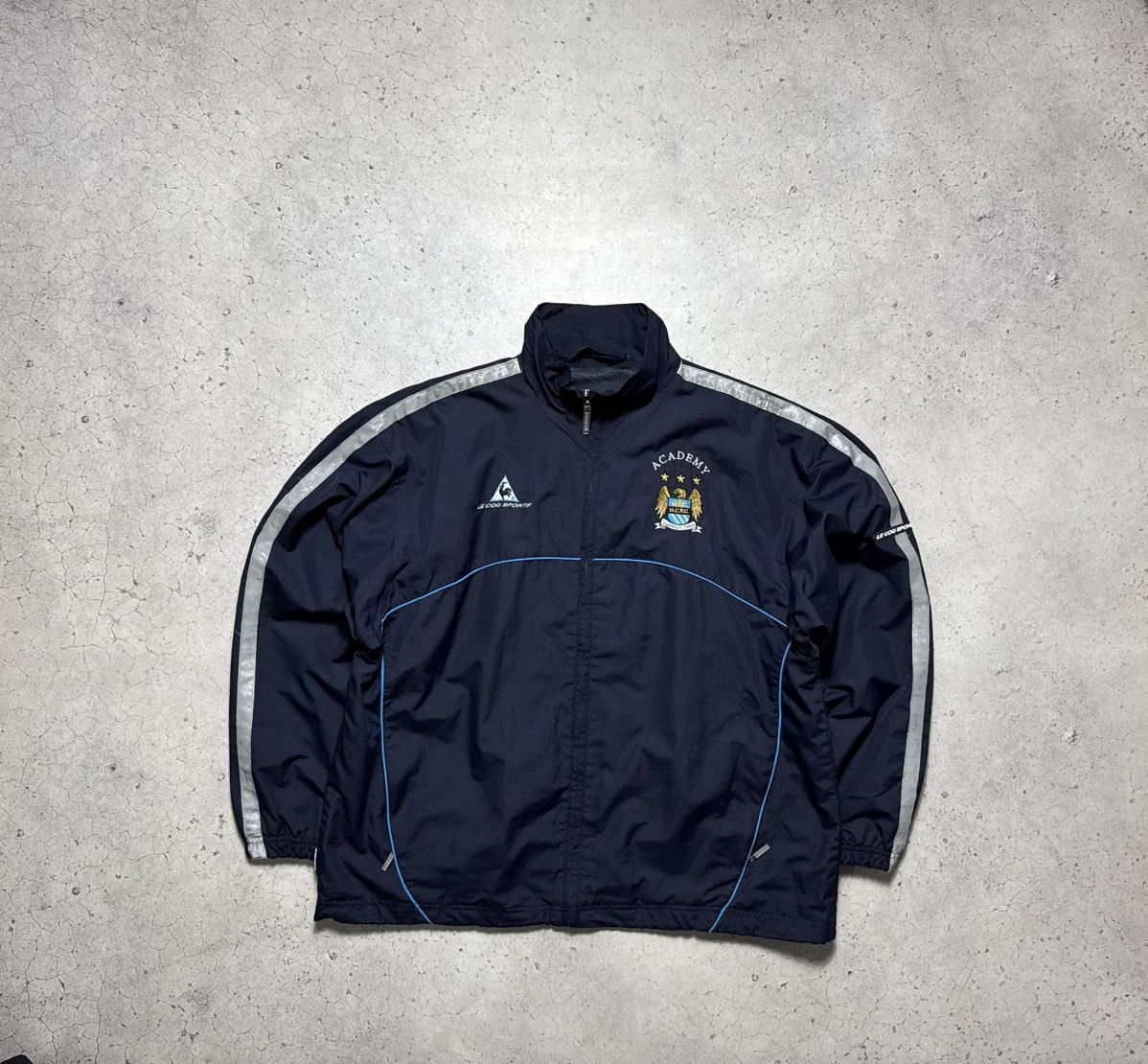 Le Coq Sportif Le coq Sportif FC Manchester City Football Nylon Jacket Size US L / EU 52-54 / 3 - 1 Thumbnail