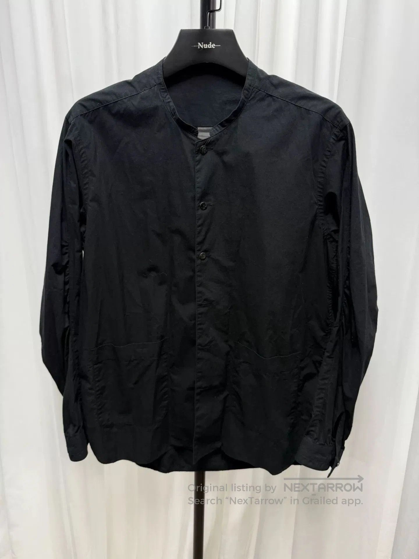 Comme des Garcons Homme Plus Viride Anne TVA Stand Collar Shirt. Size US L / EU 52-54 / 3 - 1 Thumbnail