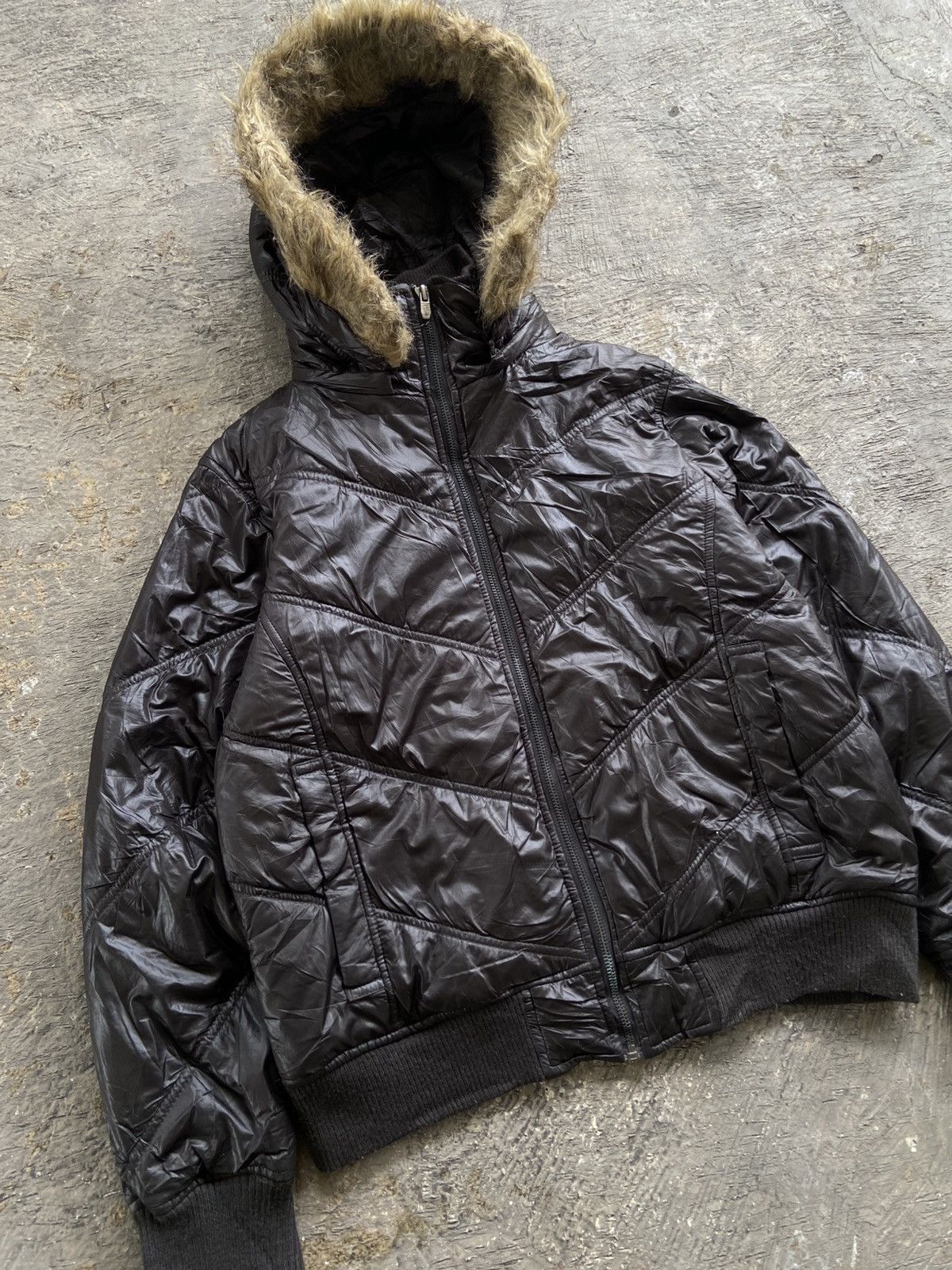 14th Addiction 2000s Beno - Vkei Apocalypse 14th Style Fur Jacket Size US M / EU 48-50 / 2 - 2 Thumbnail