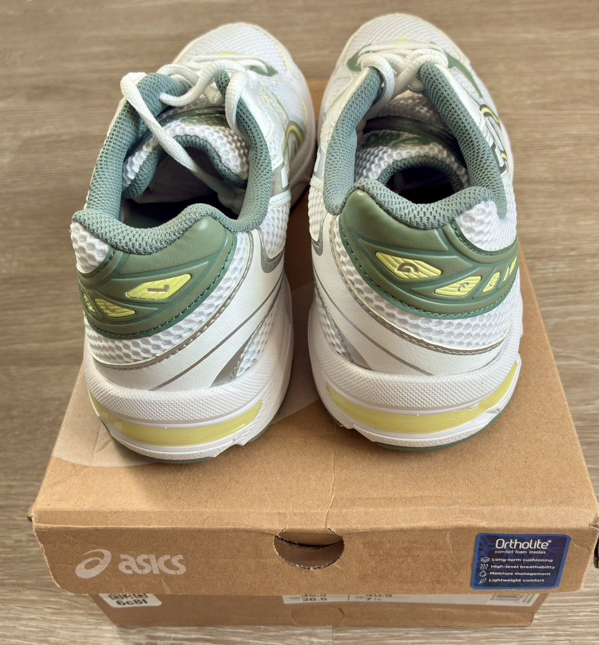 Asics ASICS Asics Gel 1130 White Jade Yellow Size US 8.5 / EU 41-42 - 5 Thumbnail