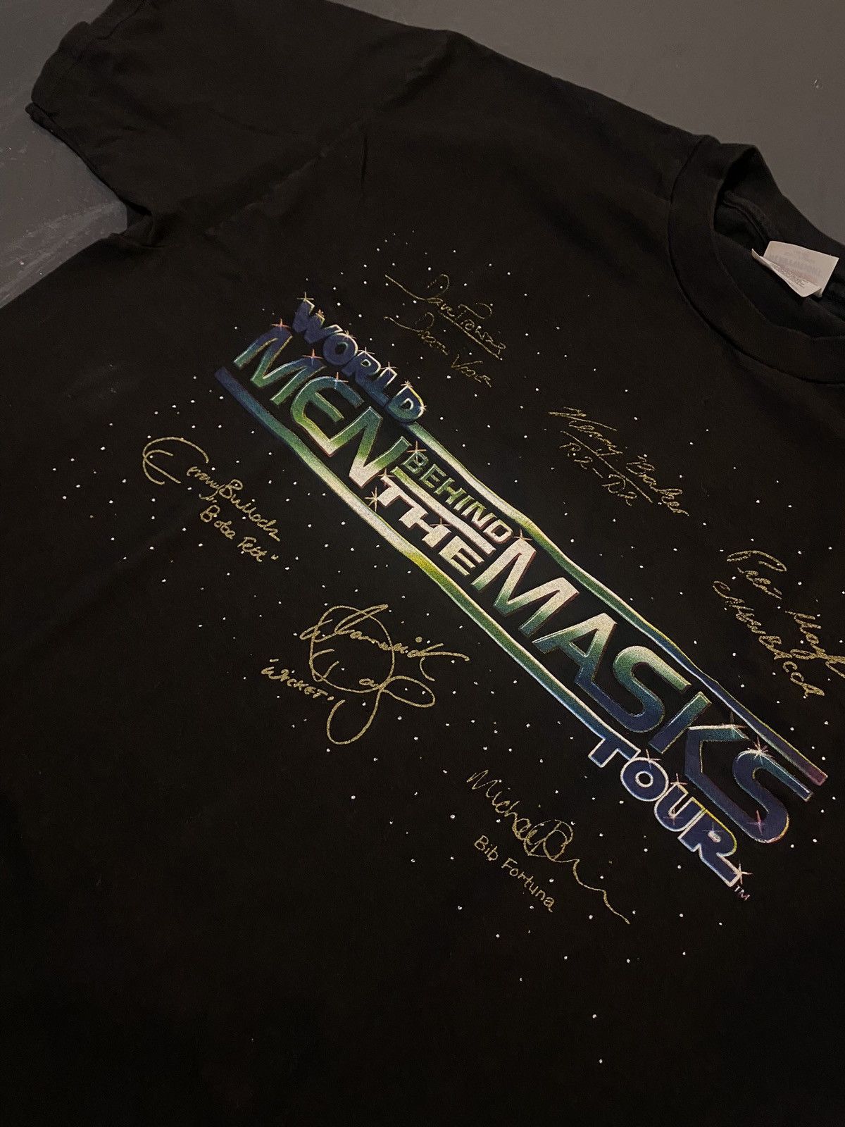 Star Wars × Vintage Vintage Star Wars XL T-shirt Behind The Masks Tour 1996 Size US XL / EU 56 / 4 - 2 Thumbnail