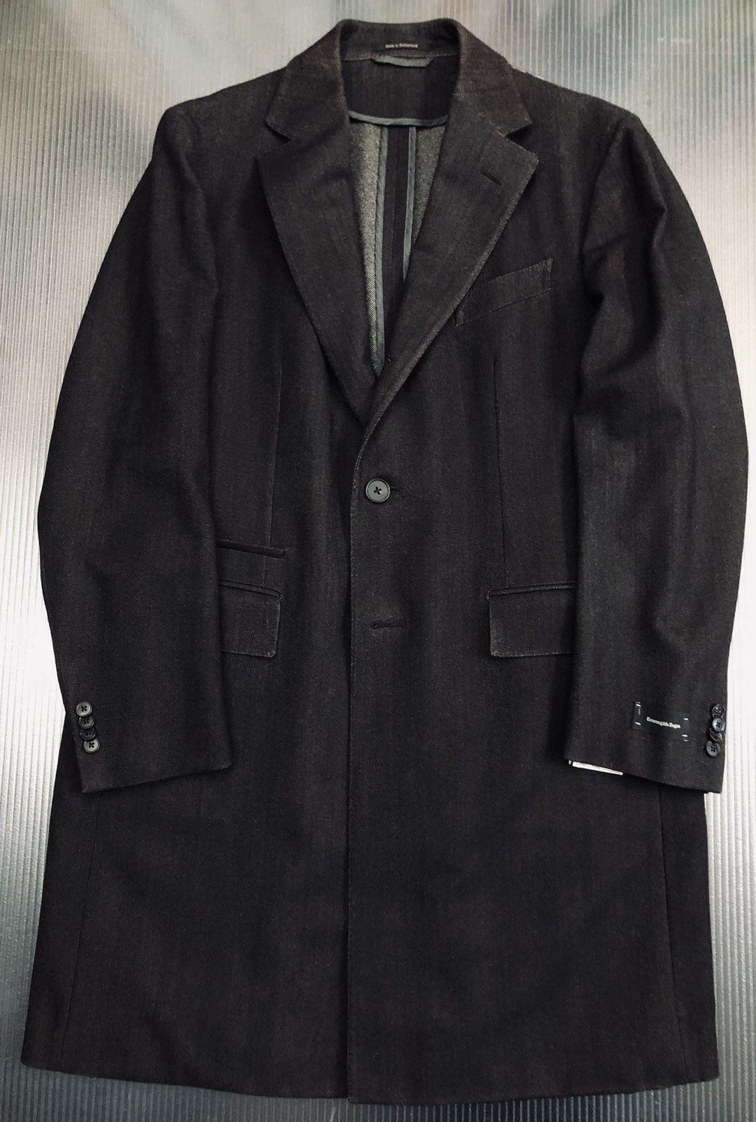 Ermenegildo Zegna Zegna 🇨🇭Duo dark brown wool cashmere Milano fit Coat 52 NWT Size US L / EU 52-54 / 3 - 1 Thumbnail
