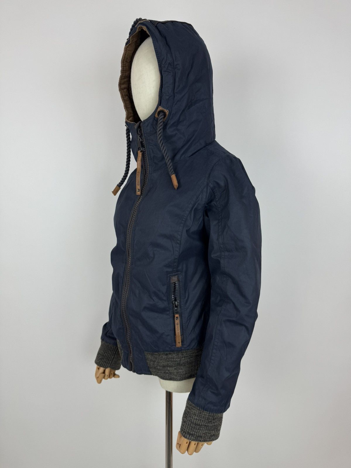 Naketano Naketano Hooded winter jacket wax cotton Women’s size S Size S / US 4 / IT 40 - 3 Thumbnail