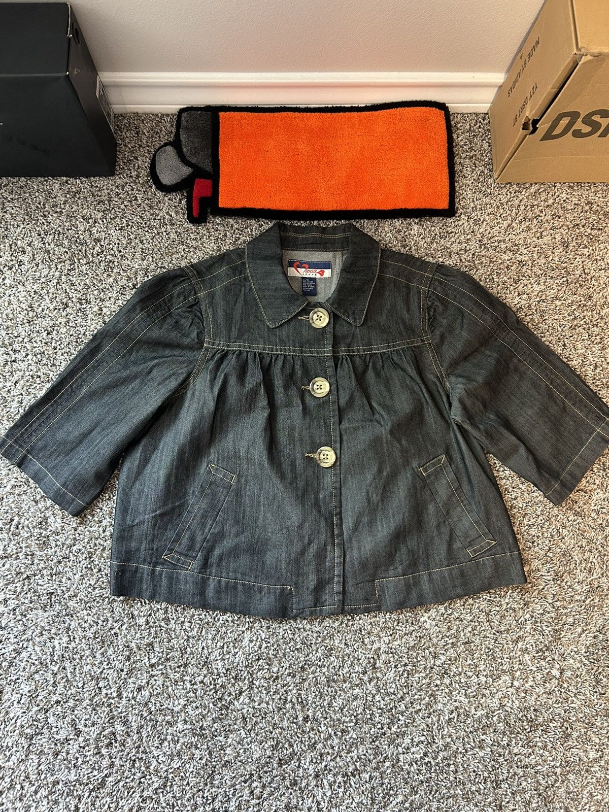 Hysteric Glamour × If Six Was Nine × Japanese Brand Black Archive Streetwear Waxed Button up/ Blouse Size M / US 6-8 / IT 42-44 - 1 Thumbnail