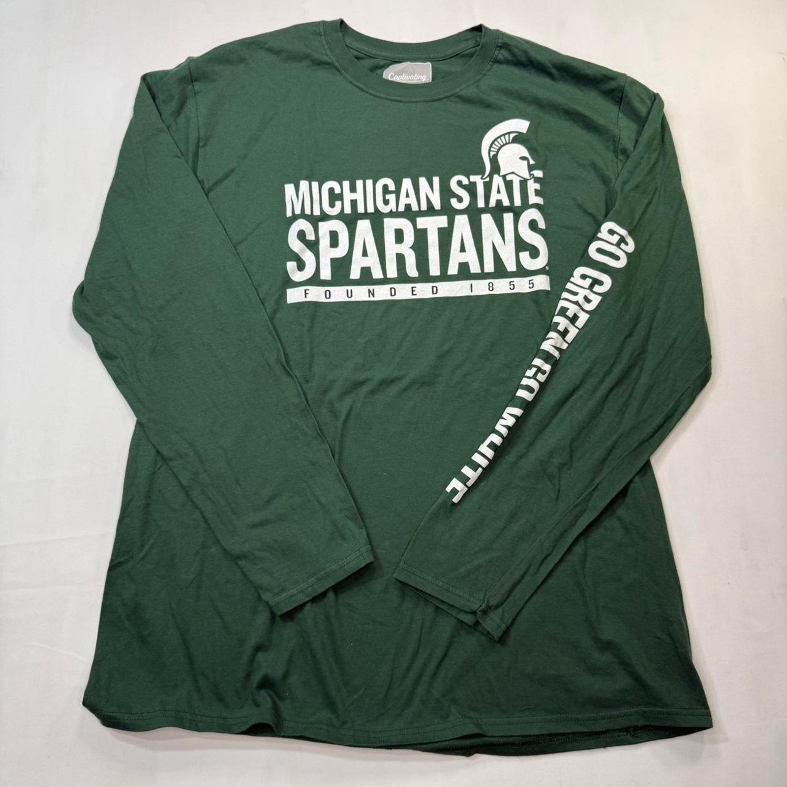 NCAA NCAA Michigan State Spartans long sleeve green Size US XL / EU 56 / 4 - 1 Thumbnail