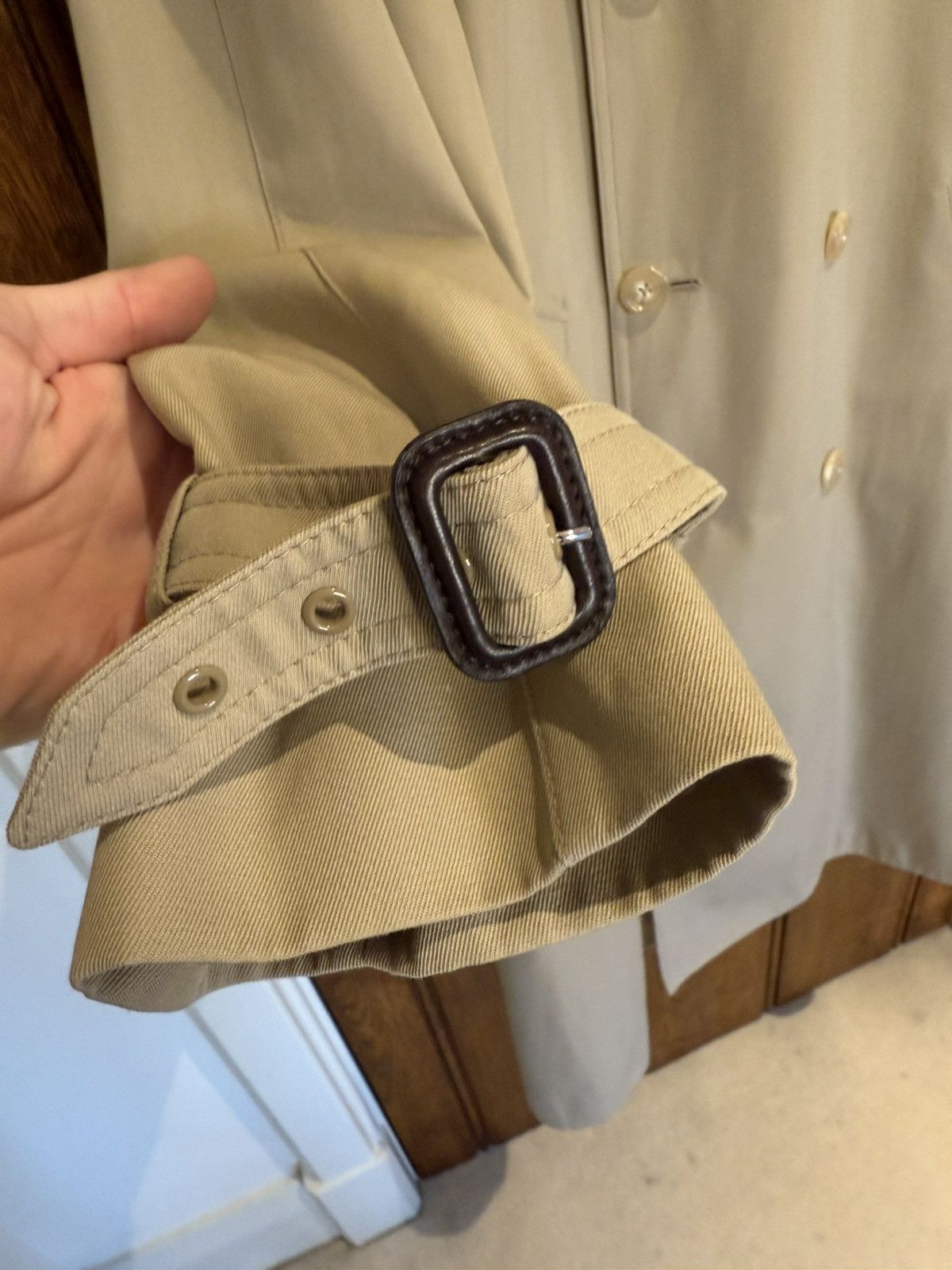 1 of 1 Celine Hedi Sample Trench Jacket silk lined M L Grail
