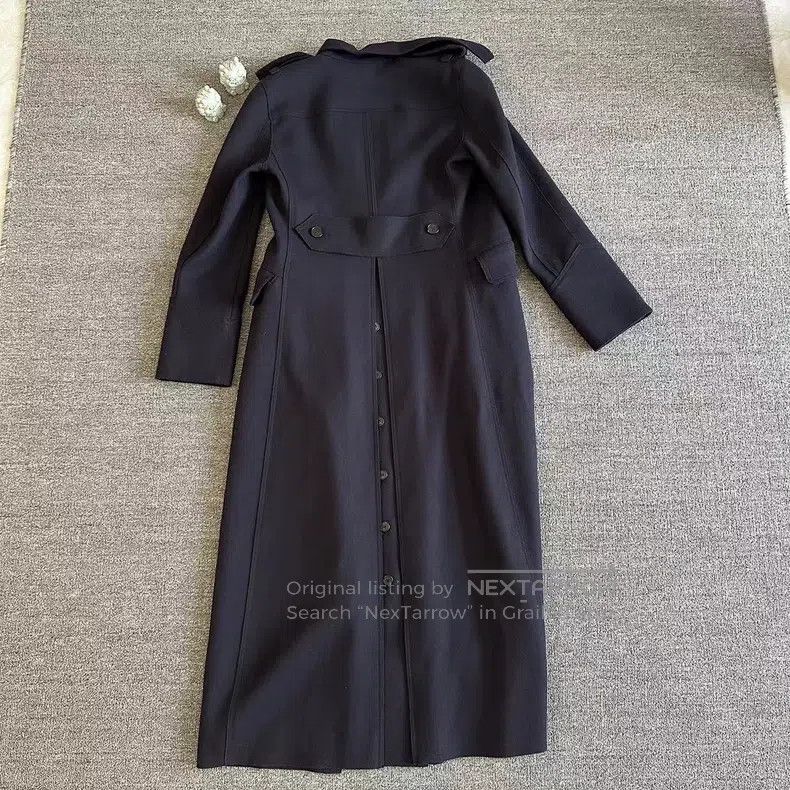 Valentino Valentino Navy pure wool coat Size S / US 4 / IT 40 - 2 Thumbnail