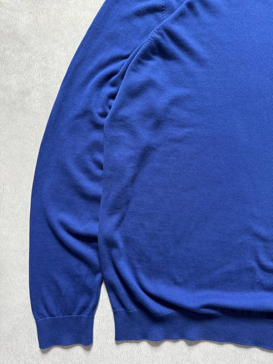 Emporio Armani Vintage Emporio Armani Blue Sweater Pullover Size US XXL / EU 58 / 5 - 5 Thumbnail