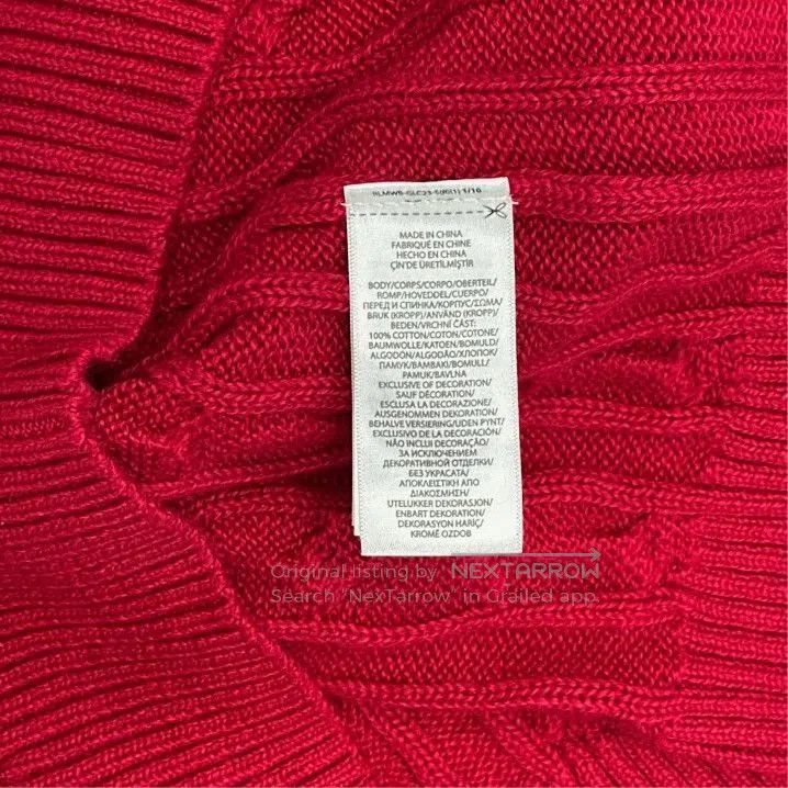 Polo Ralph Lauren Polo Ralph Lauren Cable Knit Logo Embroidery Sweater. Size US L / EU 52-54 / 3 - 3 Thumbnail