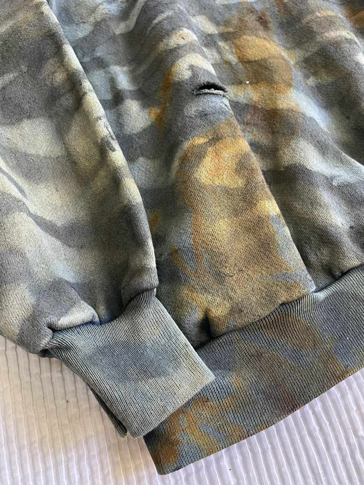 Handmade Rust Indigo Tiger Hand Camo Crewneck Size US L / EU 52-54 / 3 - 6 Thumbnail