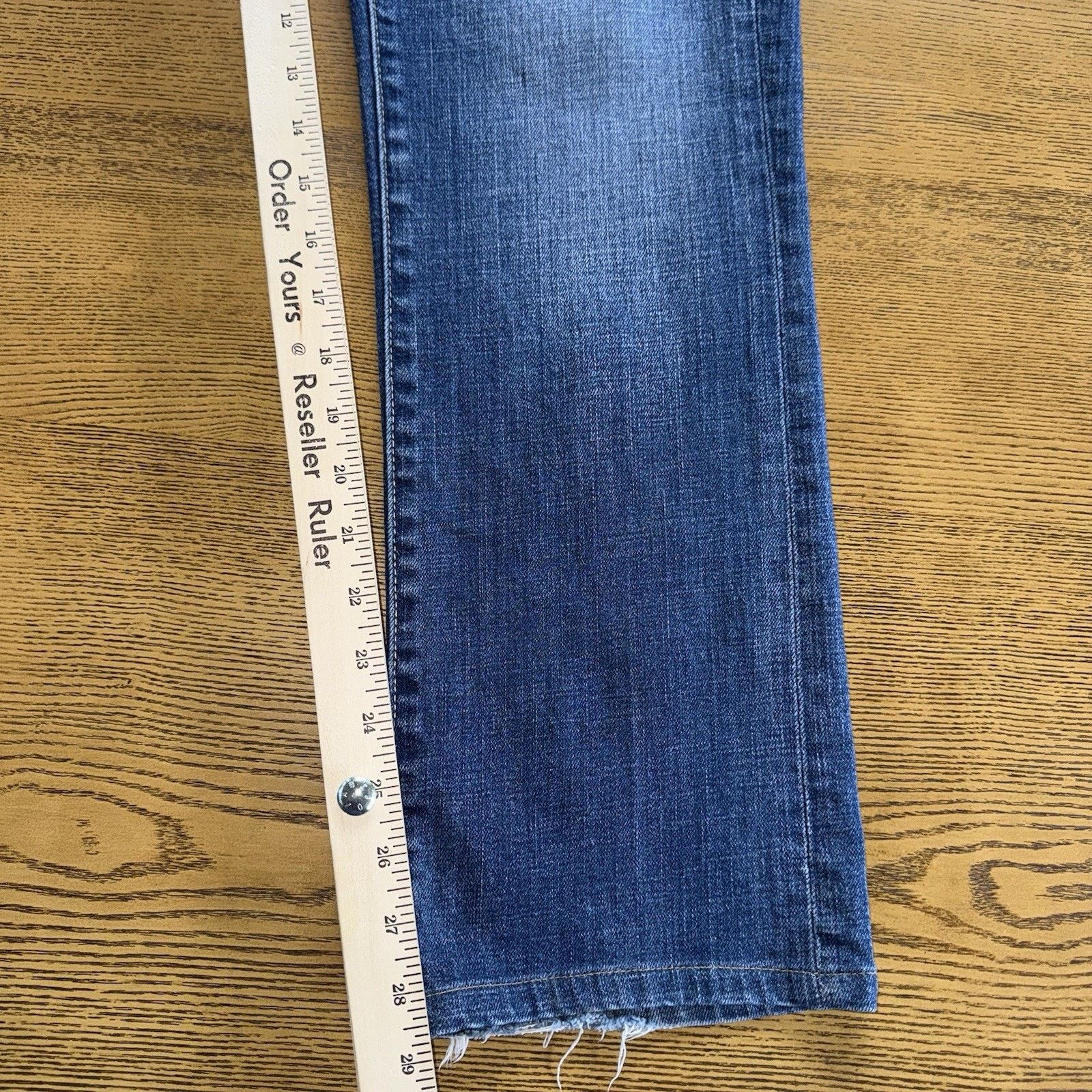 WeSC WeSC Women’s Low Rise Jeans 32x29 Blue Denim Medium Wash EUC Size 32" / US 10 / IT 46 - 5 Thumbnail