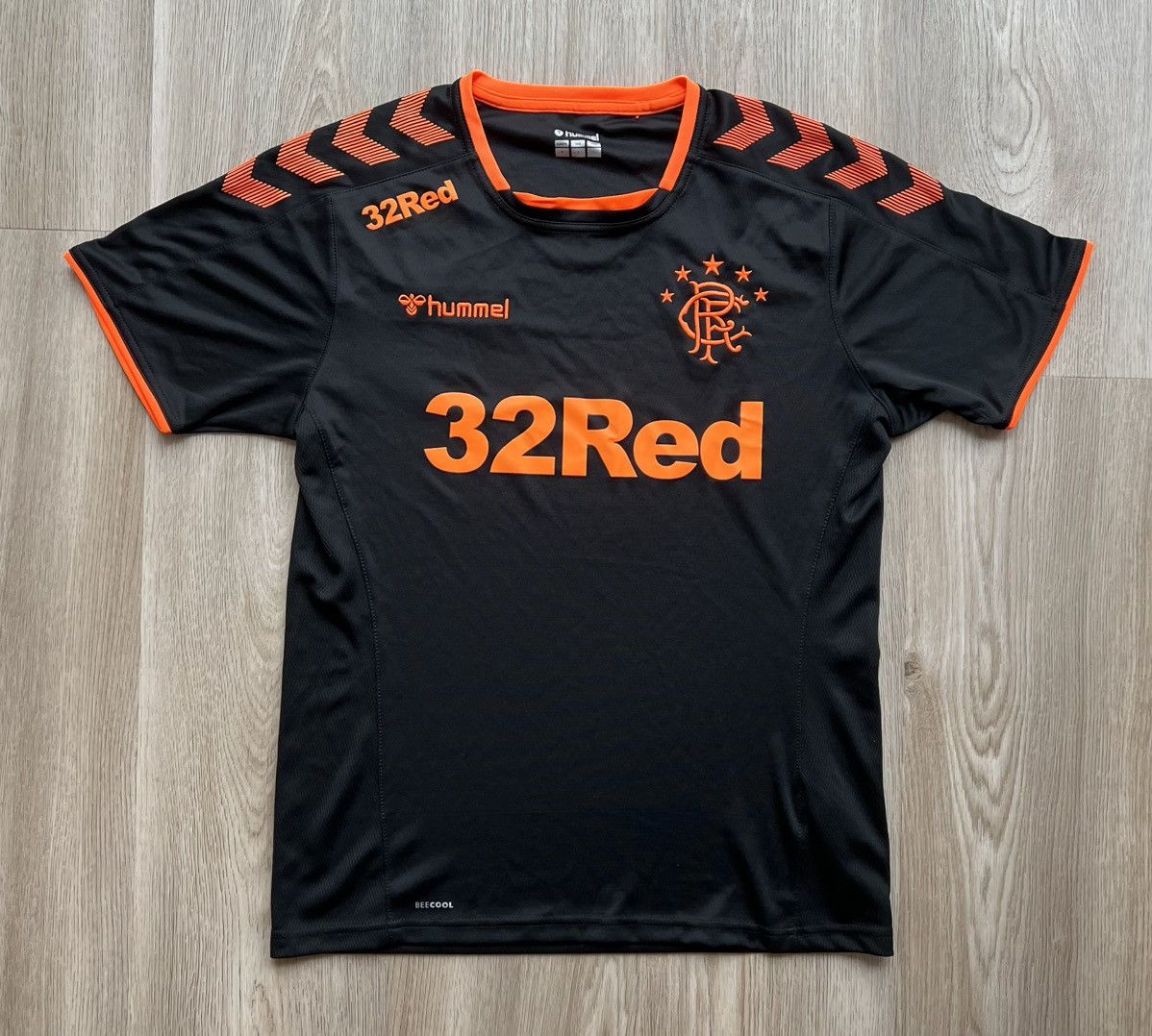 Hummel × Vintage Hummel Glasgow Rangers Football T-Shirt Soccer Jersey Size US S / EU 44-46 / 1 - 1 Thumbnail