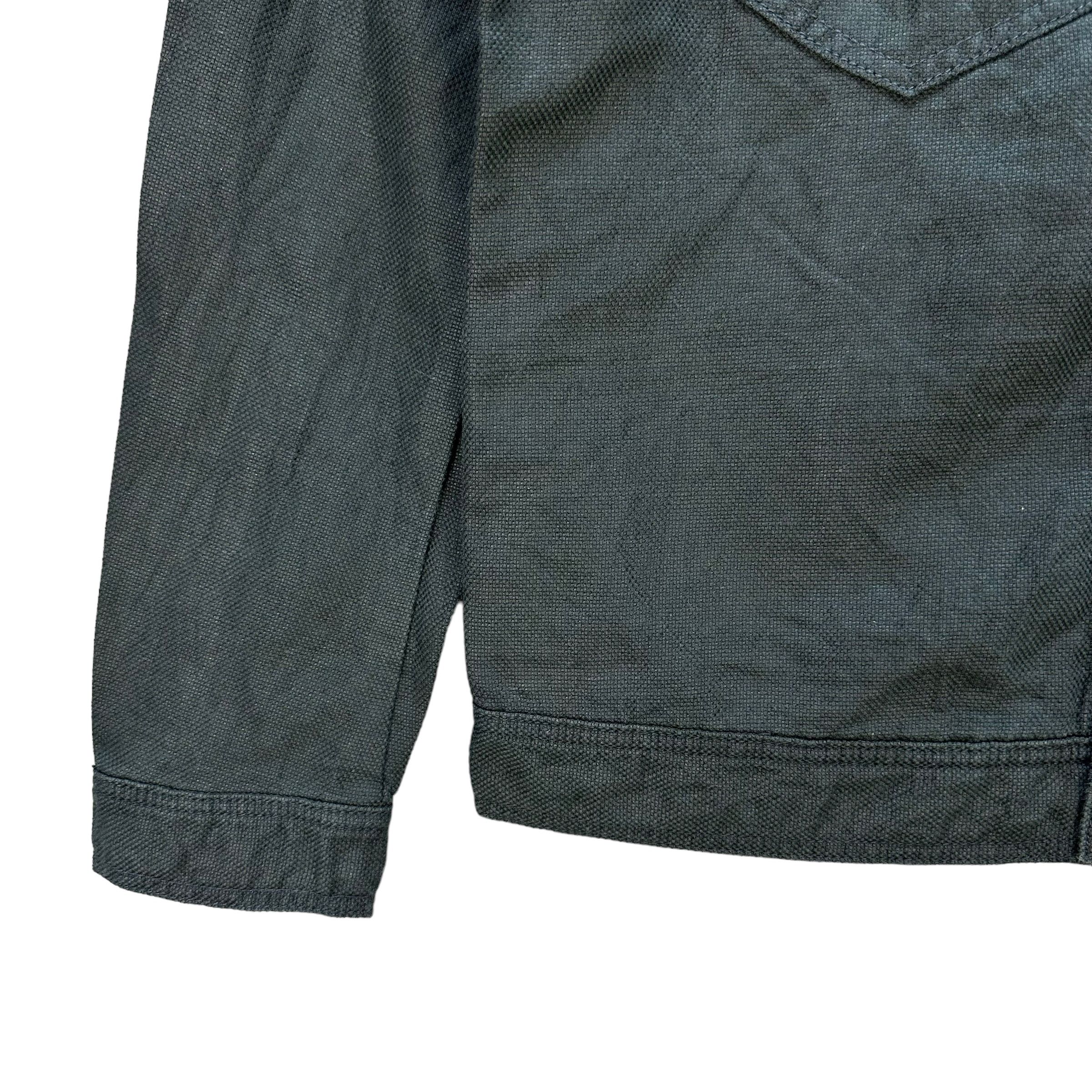 Japanese Brand CUSTOM CULTURE Made in Japan Black Denim Jacket #A4-0093 Size US S / EU 44-46 / 1 - 4 Thumbnail