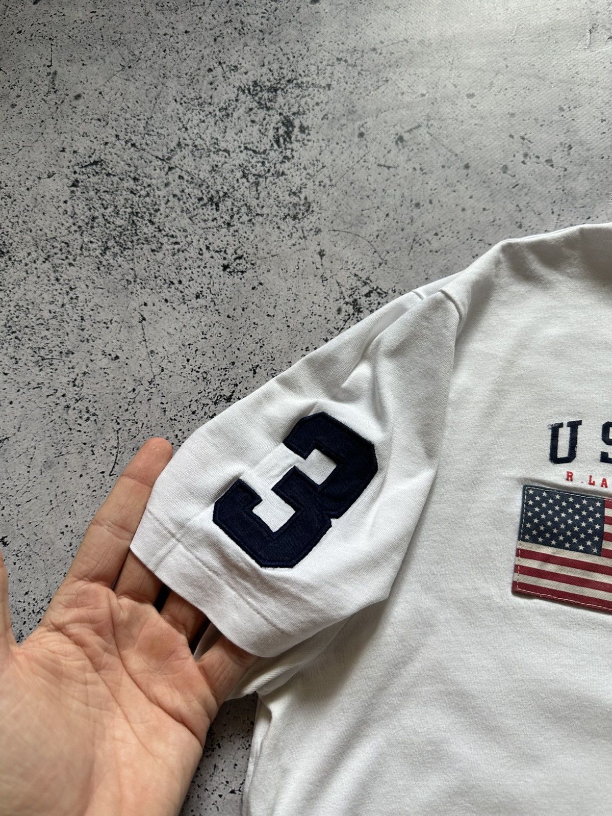 Polo Ralph Lauren Vintage Polo Ralph Lauren USA Chief Keef T-shirt Big Pony Tee Size US L / EU 52-54 / 3 - 4 Thumbnail