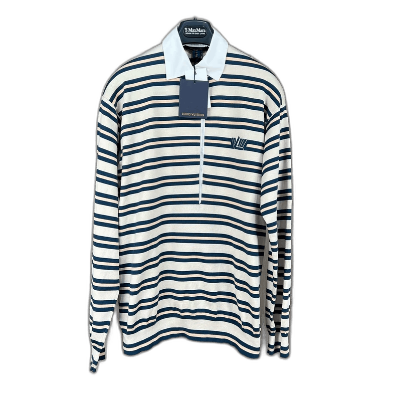 Louis Vuitton Louis Vuitton Striped Long Sleeve Knit Top-yf Size US XS / EU 42 / 0 - 1 Thumbnail